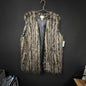 Chico's Faux Feather Vest Size XL