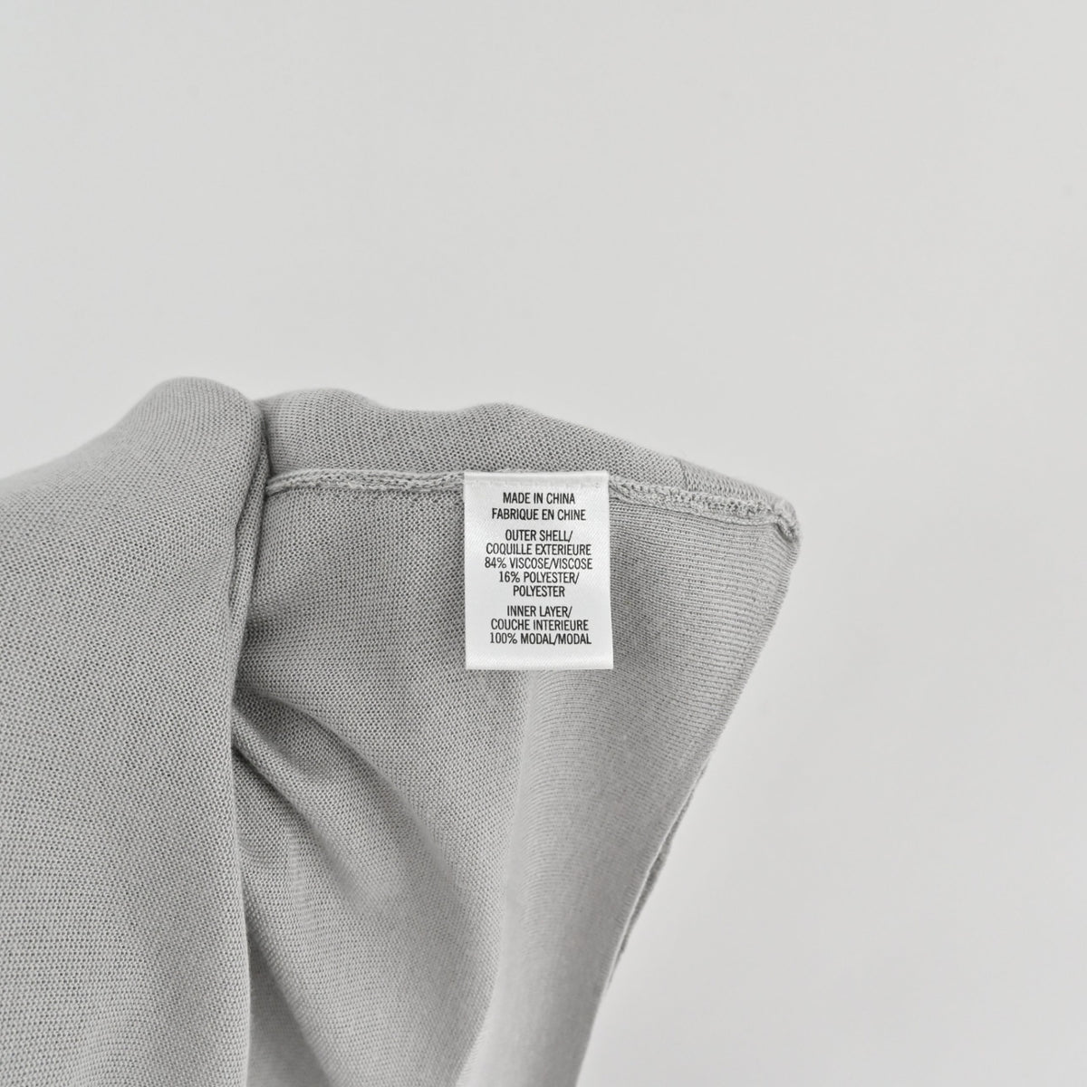 Theory Adrienne Nebulous Heather Gray Drape Front Sweater Vest Size S