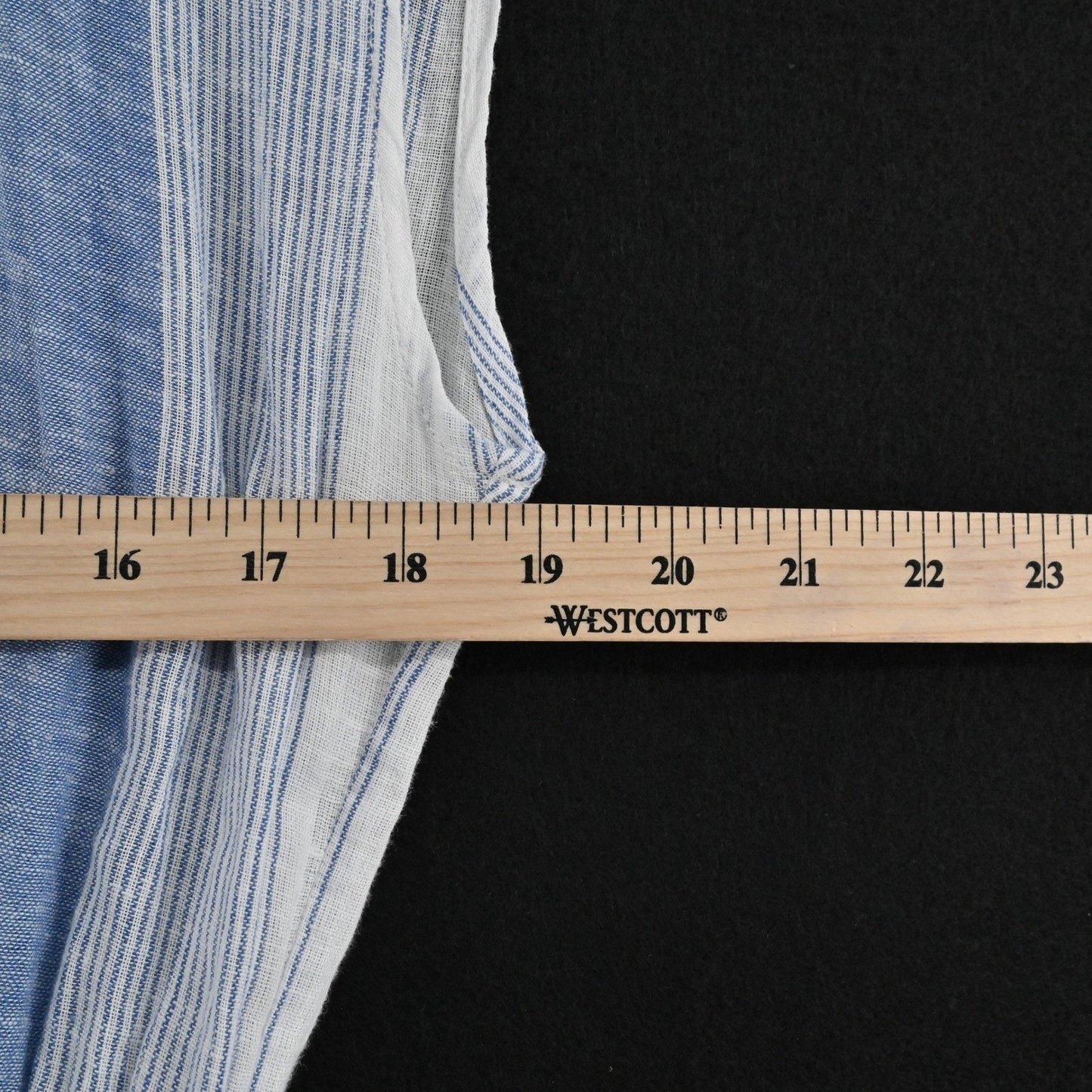 Rails Ashlyn Nevis Stripe Dress Size XXS Linen Blend Tie Neck Sleeveless Midi