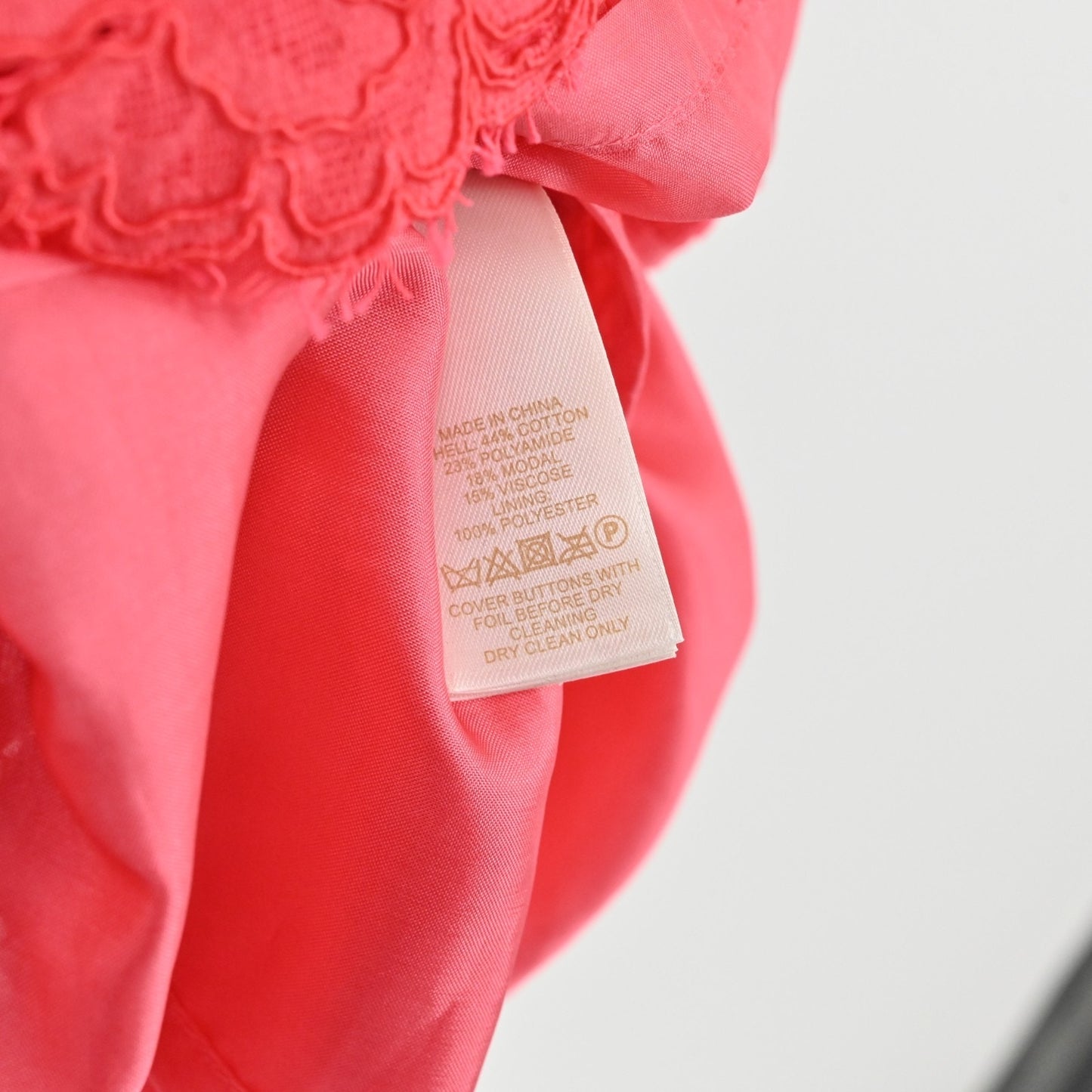 Kate Spade High Low Lace Dress Size 00 Take A Walk On The Wild Side Geranium