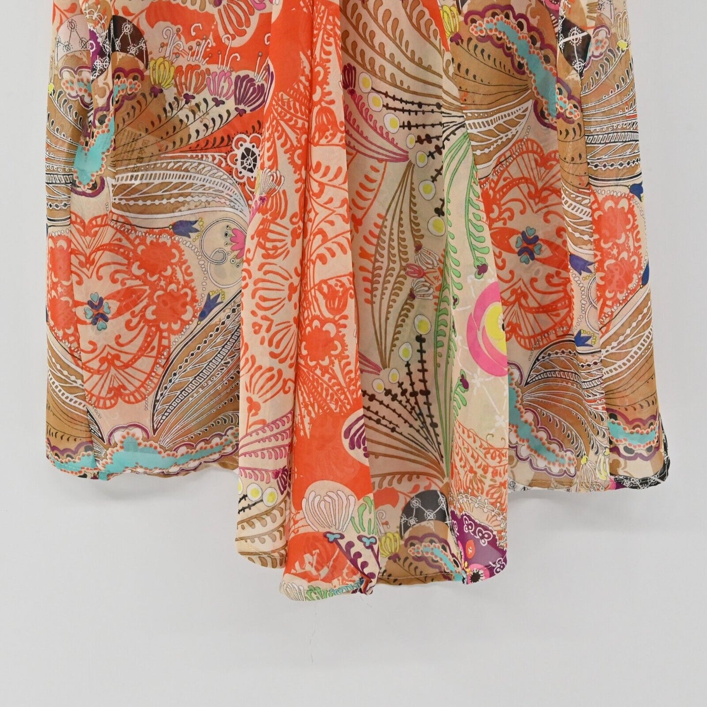 LA FEE MARABOUTEE Top Womens Size 40 Multicolor Printed Sleeveless Tank Blouse