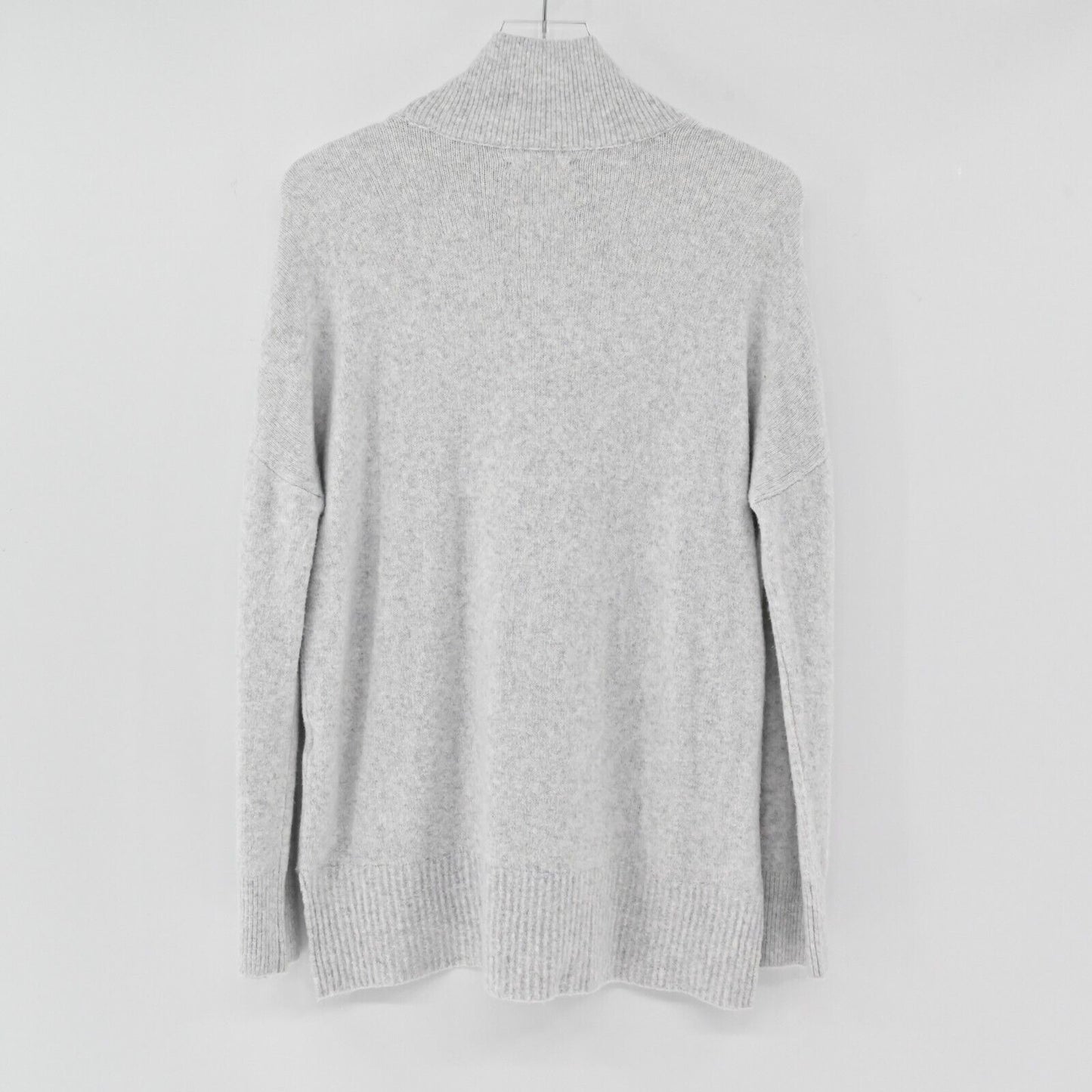 ABERCROMBIE FITCH Sweater Womens XS Grey Classic Mock Neck Knit Cozy Capsule