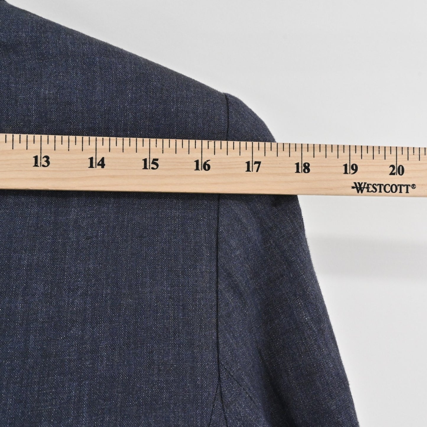 Vtg Linda Allard Ellen Tracy Womens Linen Blue Blazer Size 8 Single Breasted