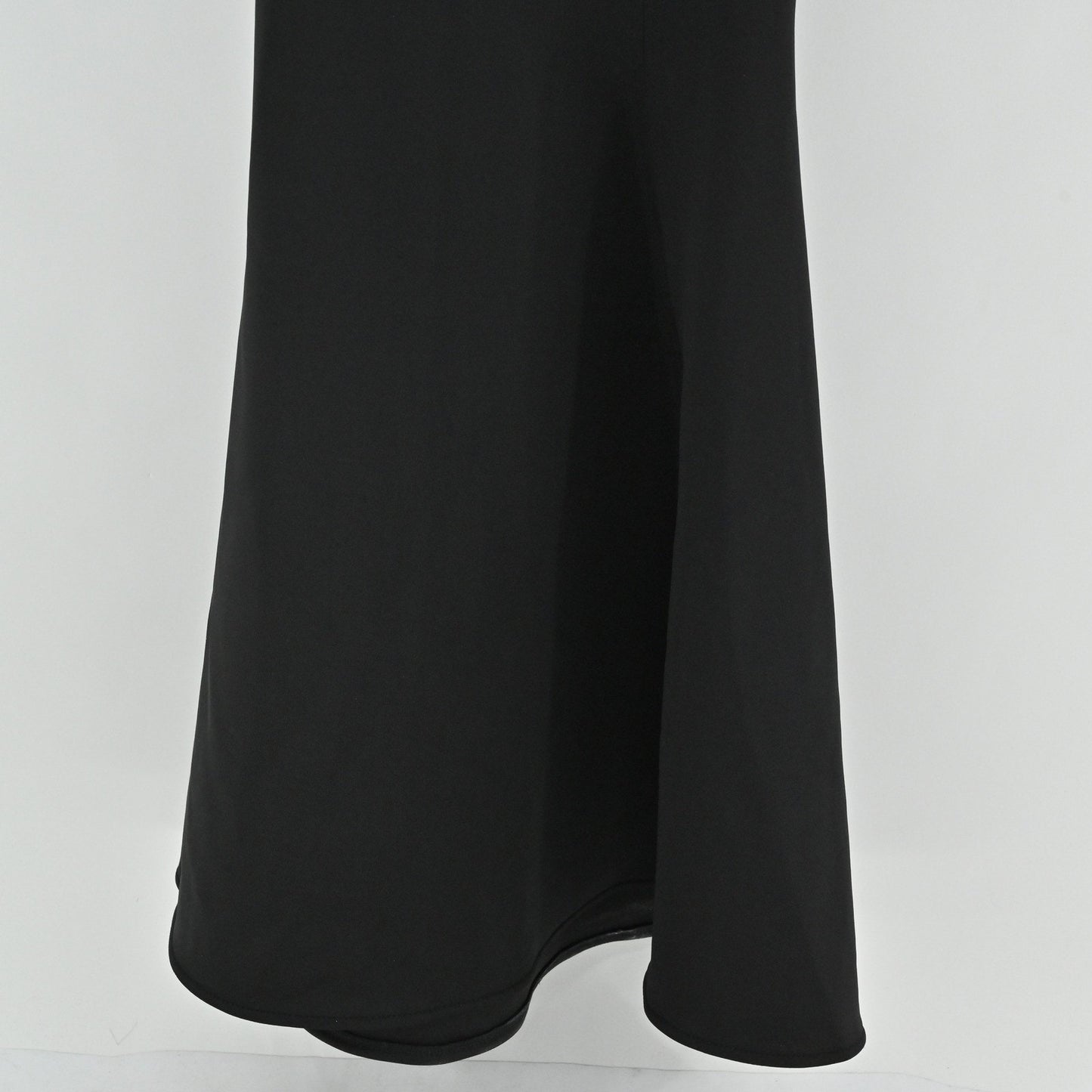 Eva Mejl Mermaid Dress Sz XS Black Formal Gown One Shoulder Cutout Evening Sexy