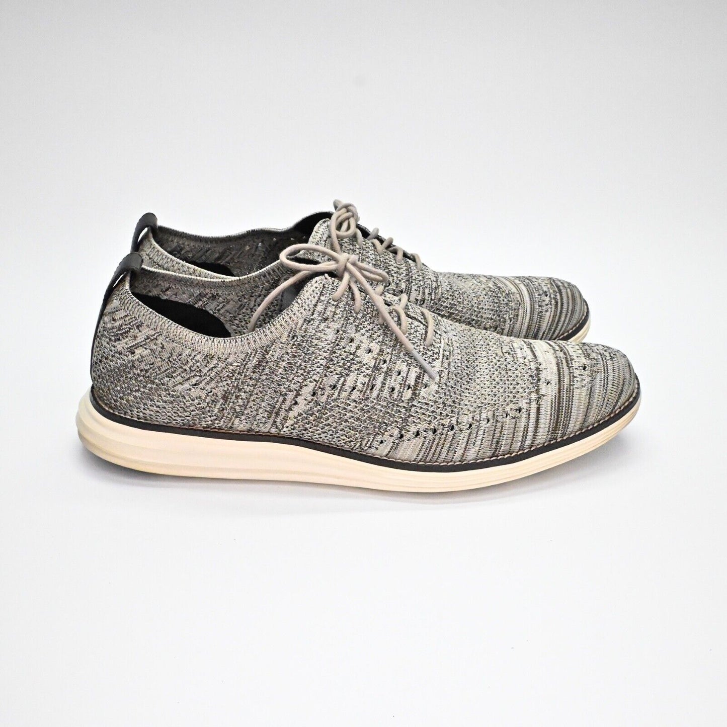 COLE HAAN Sneakers Mens Size 13 Gray Grand OS Stitchlite Wingtip Oxford Lace Up