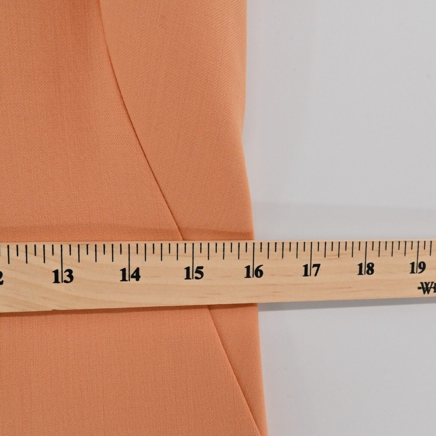 Vintage Jumpsuit Womens Size M Wide Leg Sleeveless Solid Orange Chic Playsuit