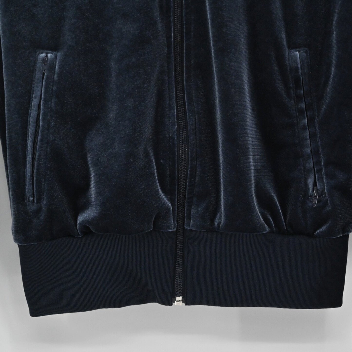 ADIDAS Jacket Womens Size S Blue Luxe Velvet Firebird Originals Track Full Zip