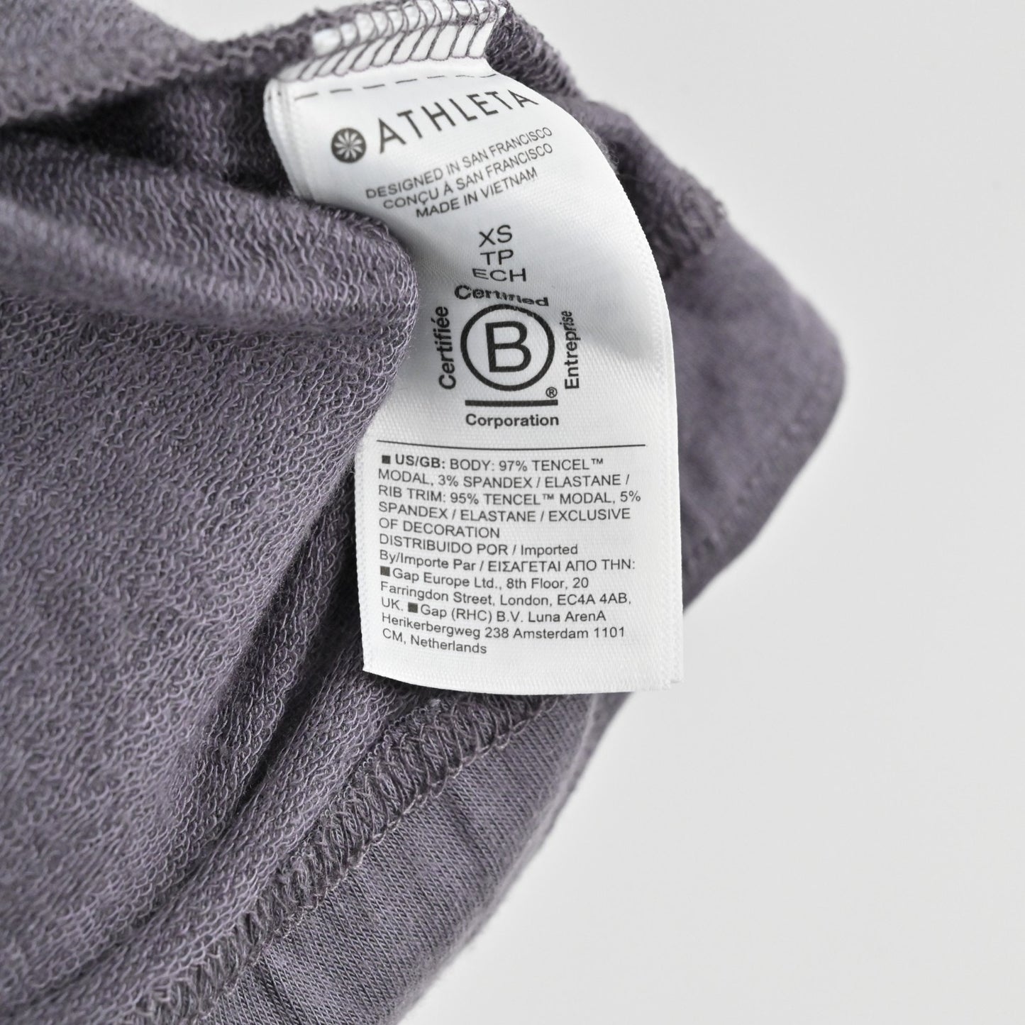 Athleta Womens Pranayama Restore Wrap Cardigan Size XS Dusk Violet Cozy Soft