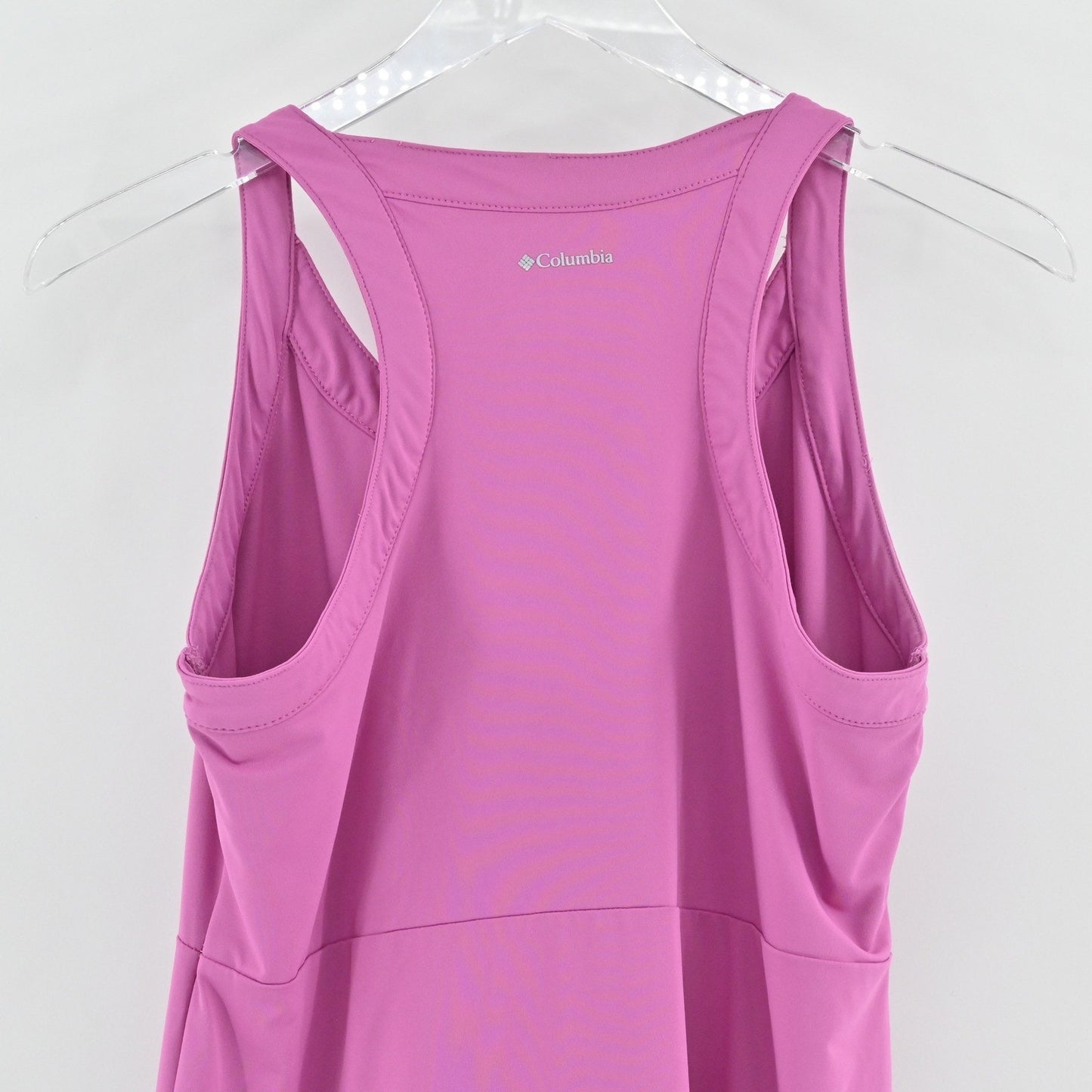 Columbia Pink Omni Freeze Dress Size M Advanced Cooling Athletic Racerback Golf