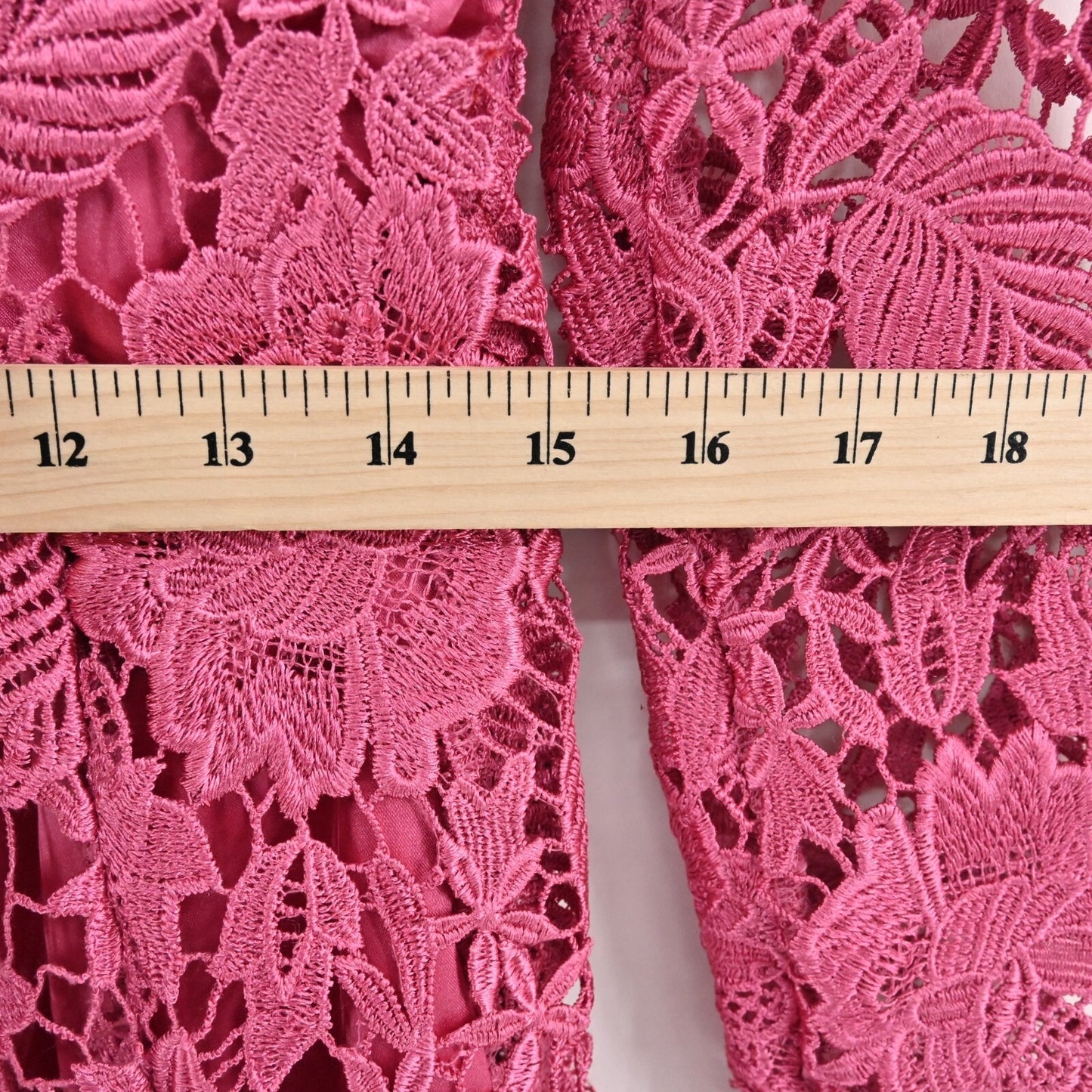 MIKAEL AGHAL Womens Pink Lace Dress Sz 4 Cut Out Coquette Crochet Cocktail Retro
