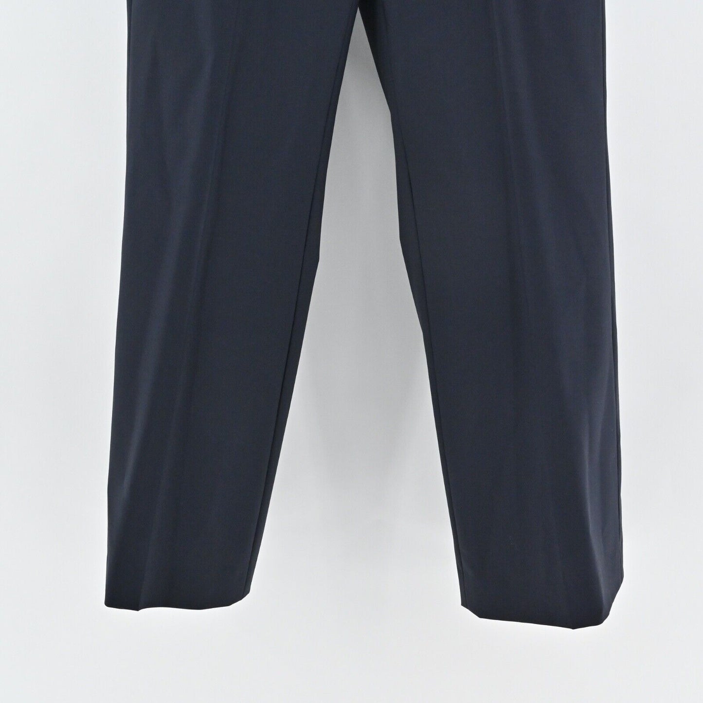 ELIE TAHARI Pants Womens Sz 6 Navy Blue Wool Blend Low Rise Straight Leg Trouser