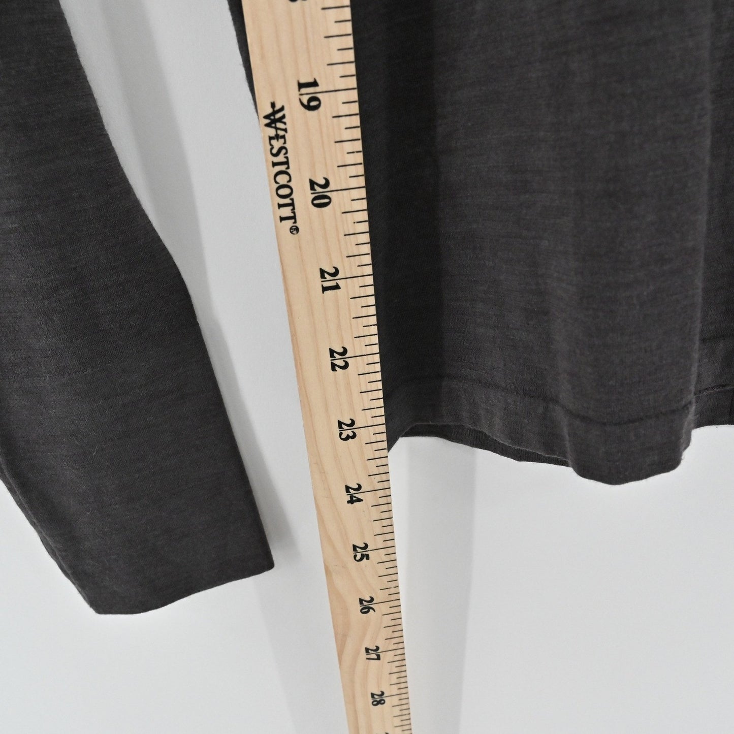 Athleta Foresthill Ascent Turtleneck Top Womens XS Brown Wool Blend Long Sleeve