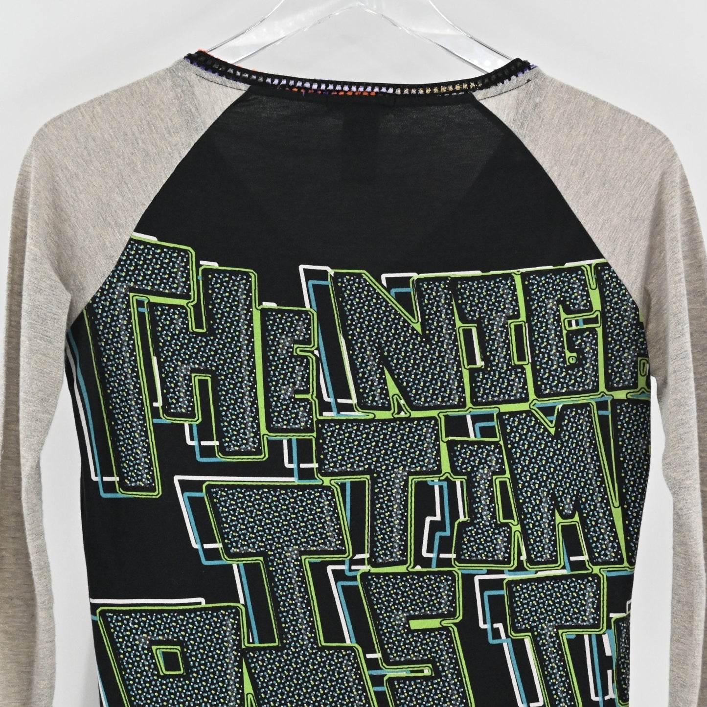 Vtg Y2k Custo Barcelona Graphic Tee Size M Duck The Night Time Is The Right Time