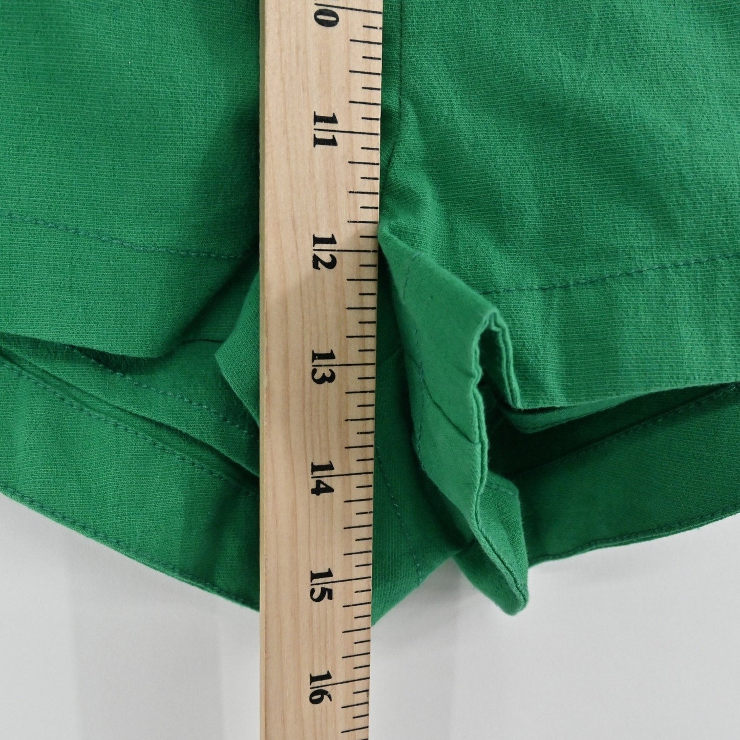 Free People Womens Tabea Shorts Size XL Green Hot Pants Button Boho Festival