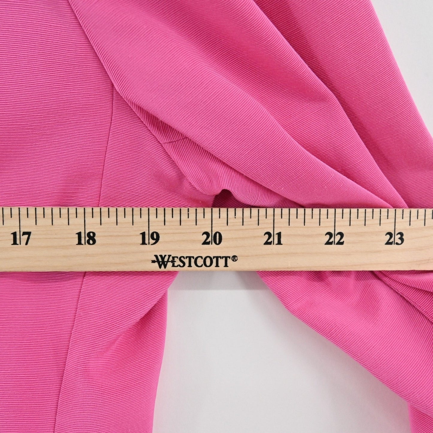 Vtg 90s Dana Buchman Skirt Suit Set Size 8/10 Pink Cotton Academia Preppy Career