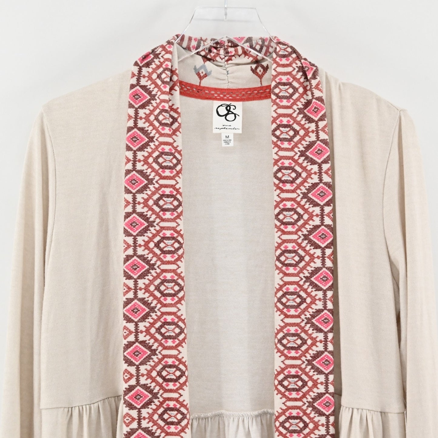 Anthropologie Womens Solstice Night Long Cardigan Size M One September Sweater