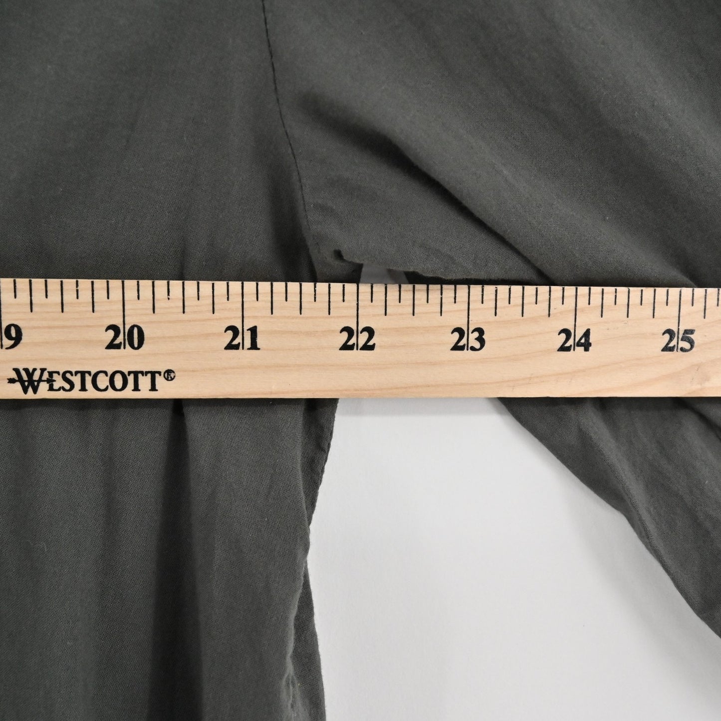 James Perse Gray Shirt Dress Size L Long Sleeve Mandarin Collar Button Lagenlook