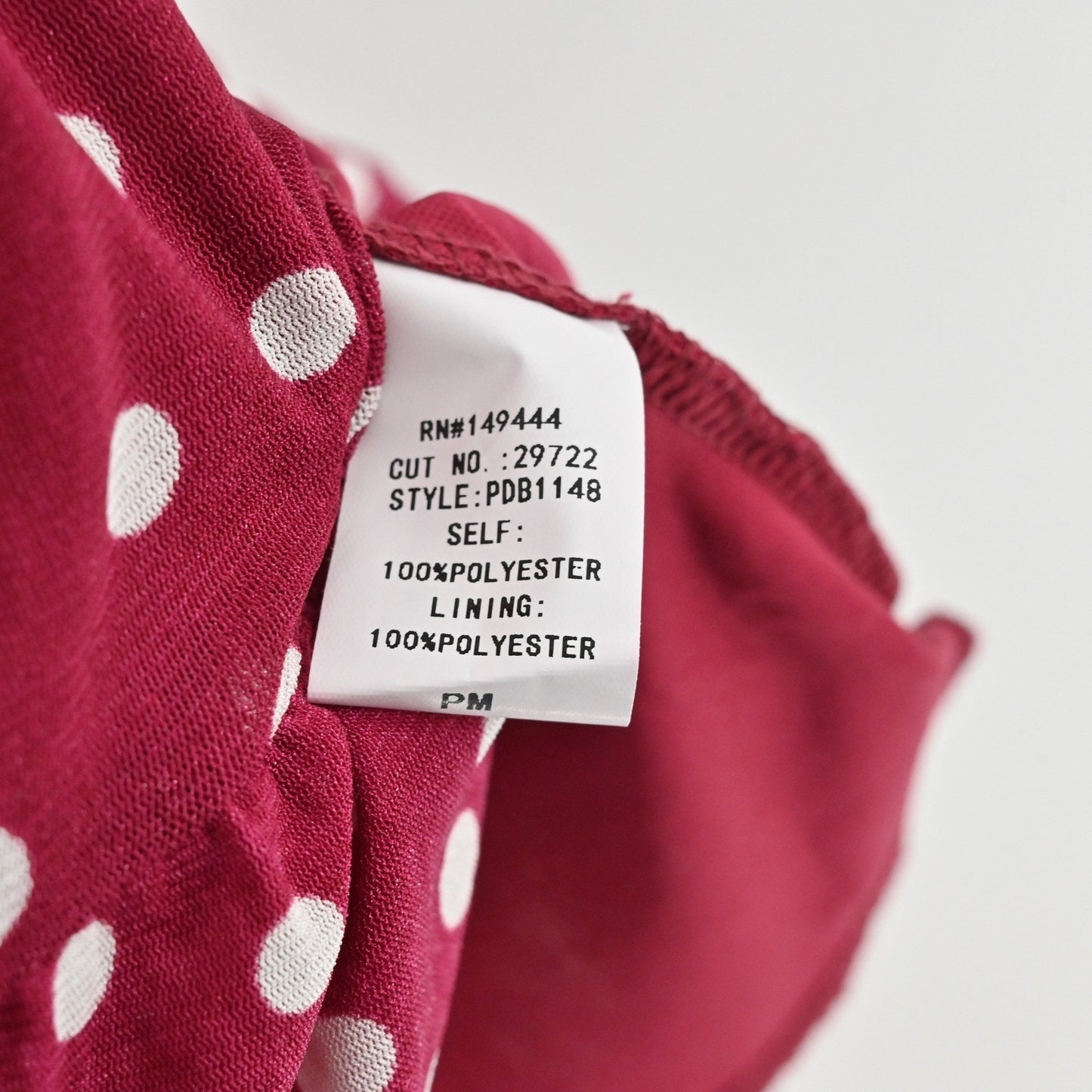 Elizabeth & James Polka Dot Midi Dress Size L Red White Tiered Retro Whimsical