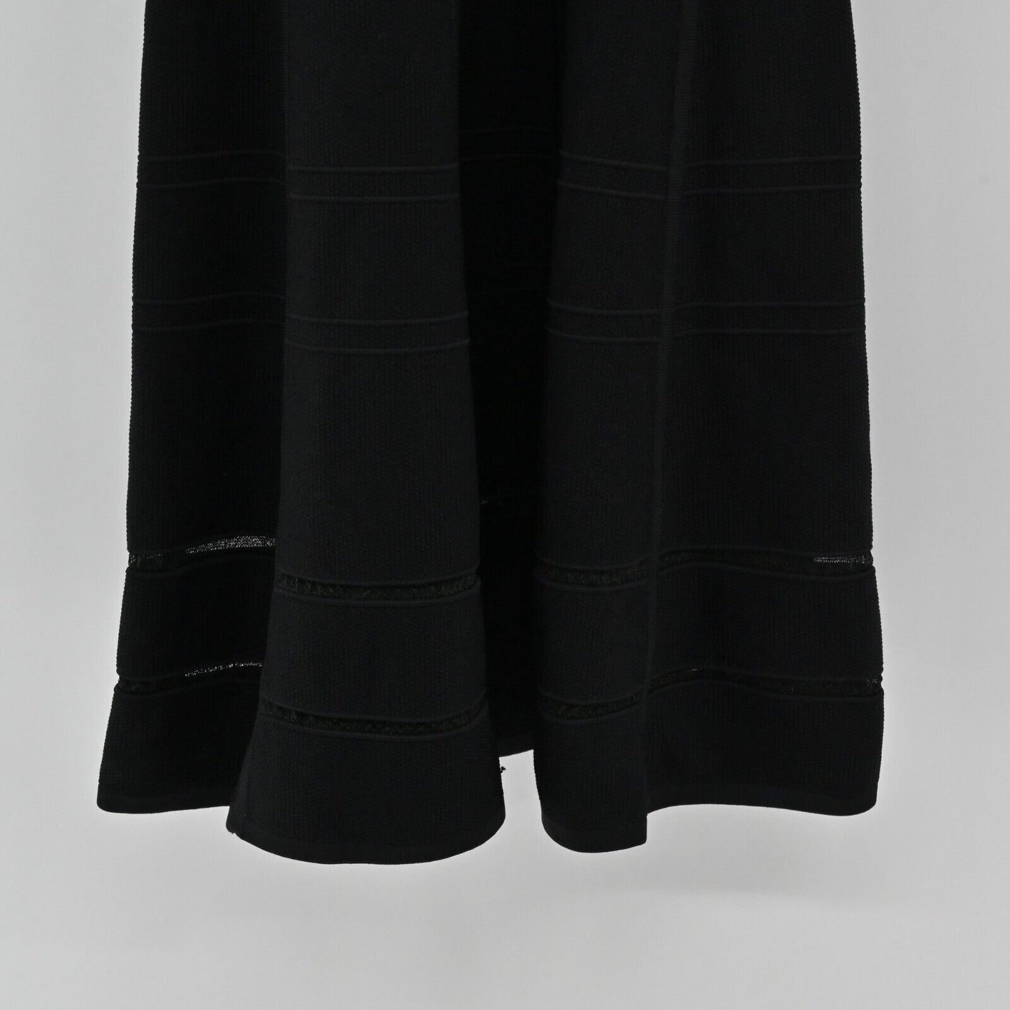 NICOLE MILLER Dress Womens Size S Black Ladder Lace Contrast Sleeveless Artelier