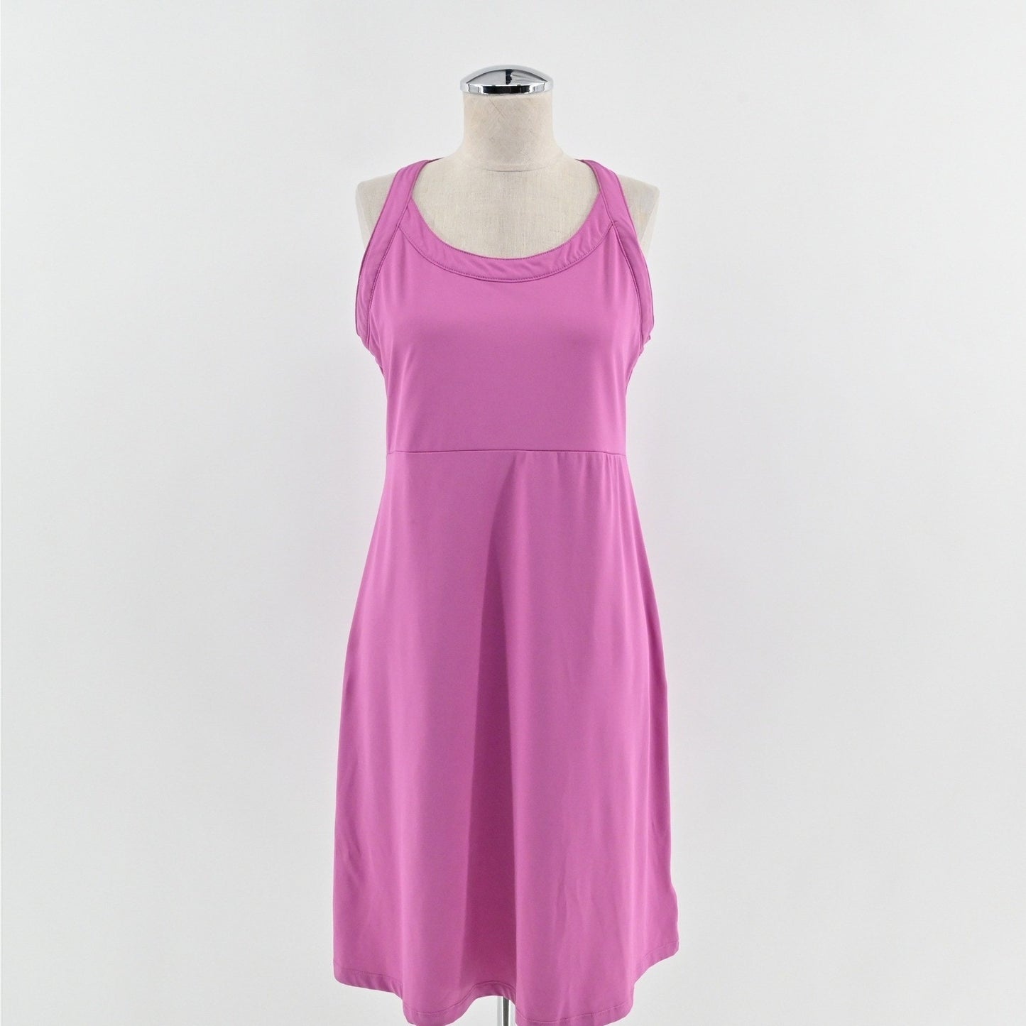 Columbia Pink Omni Freeze Dress Size M Advanced Cooling Athletic Racerback Golf