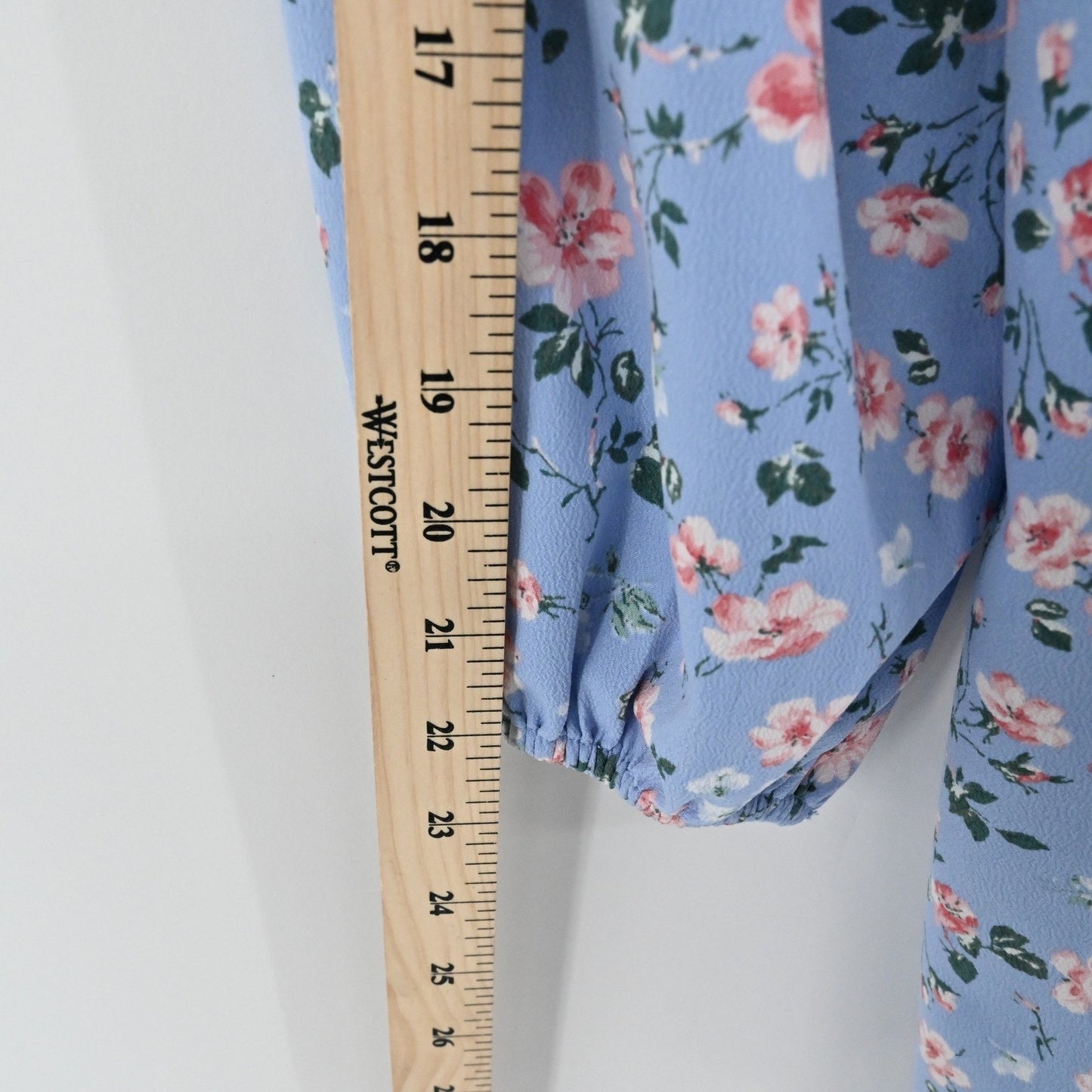 Abercrombie Fitch Ditzy Floral Mini Dress Size M Romantic Girly Blue Square Neck