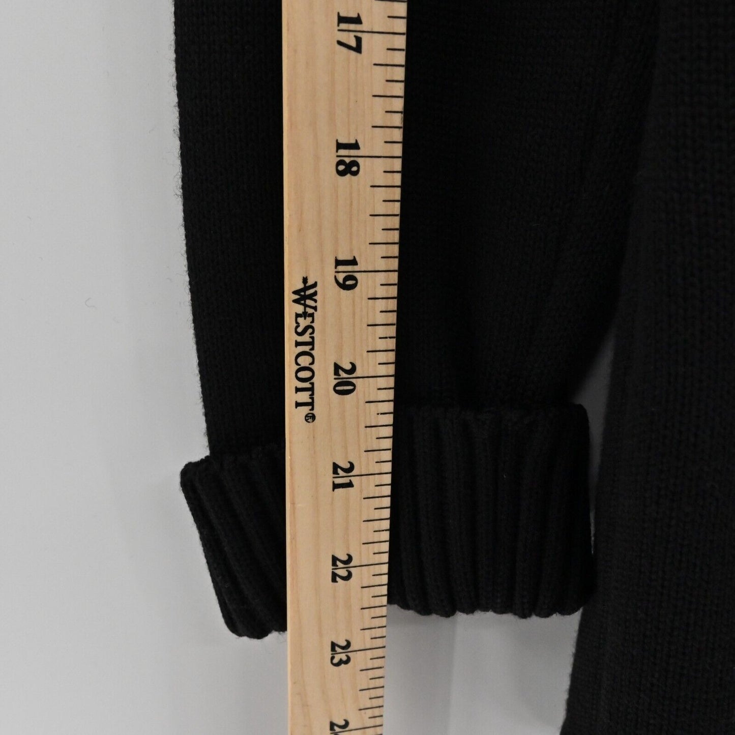 Vtg ESCADA Jacket Womens EUR 40 / M Black Wool Knit Cardigan Gold Button Capsule