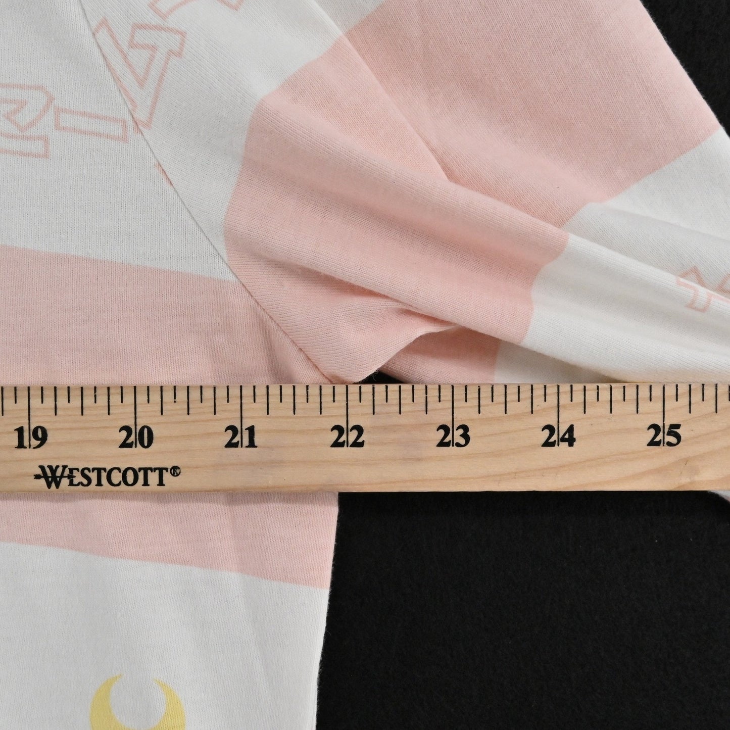 Sailor Moon Pink Stripe Long Sleeve Polo Shirt Size M Anime BoxLunch Exclusive