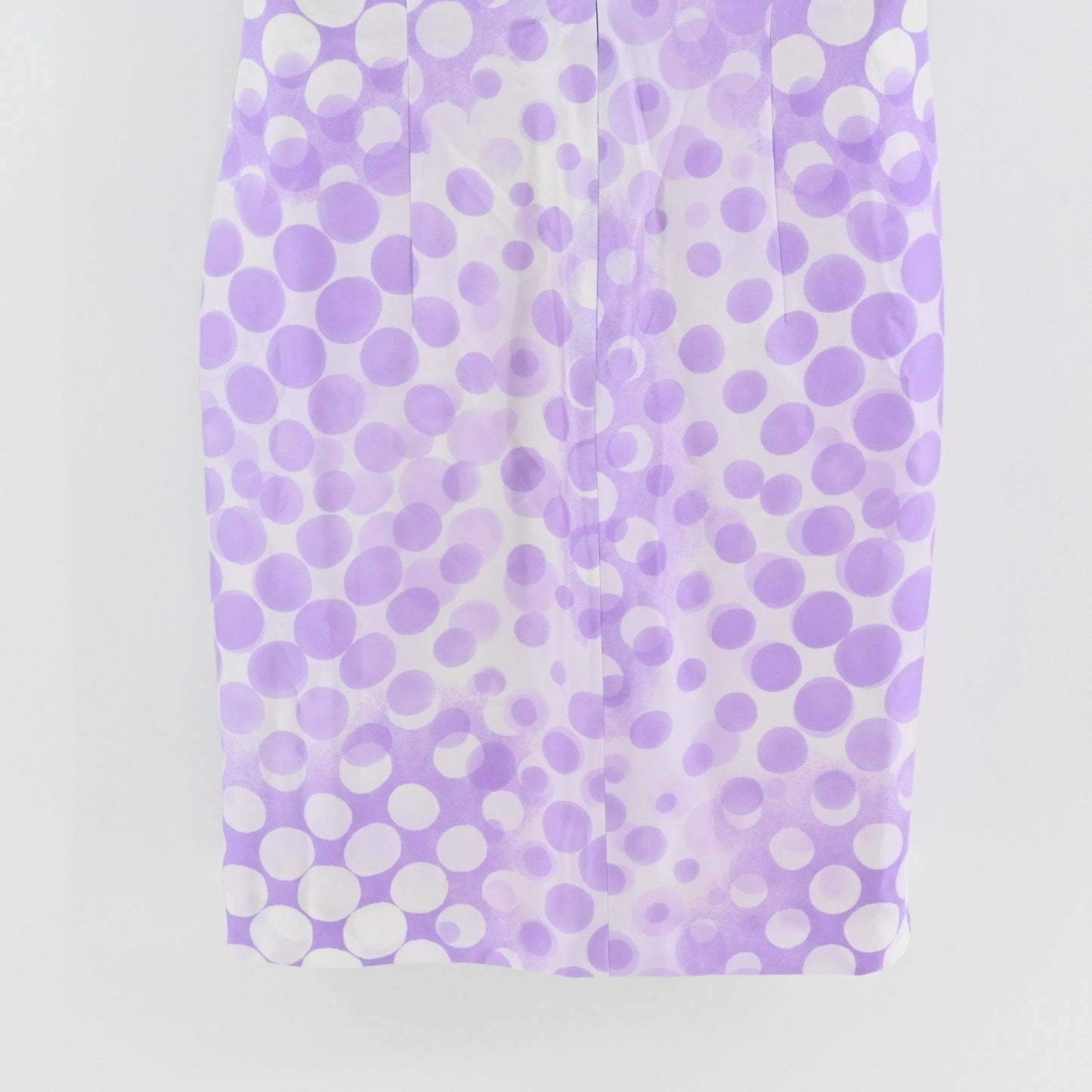 ESCADA Womens Silk Polka Dot Dress Size 42 Lavender Purple Shift Sleeveless NEW