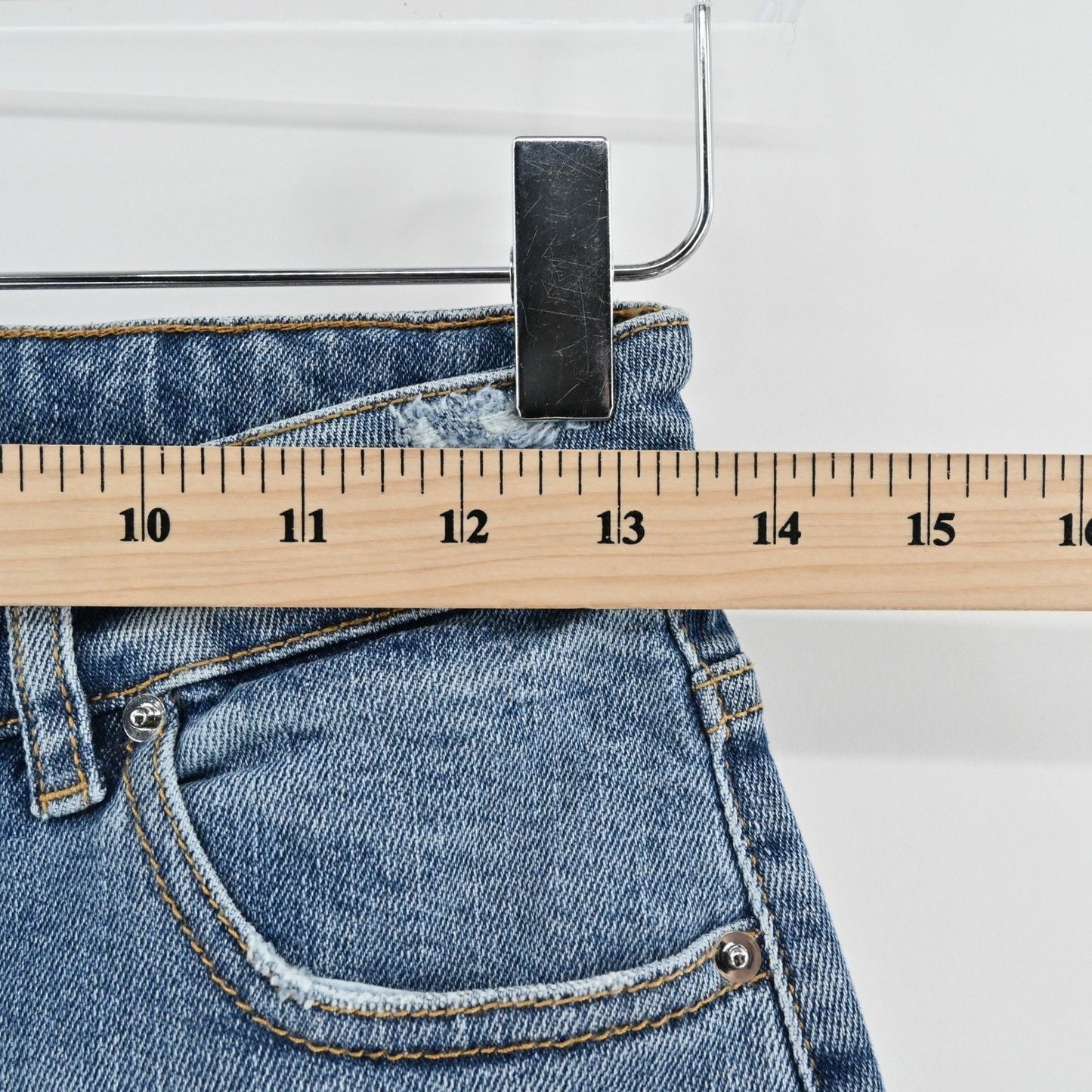 Retrofete Womens Presley Jeans Size 26 Bailey Flare High Rise Distressed Denim
