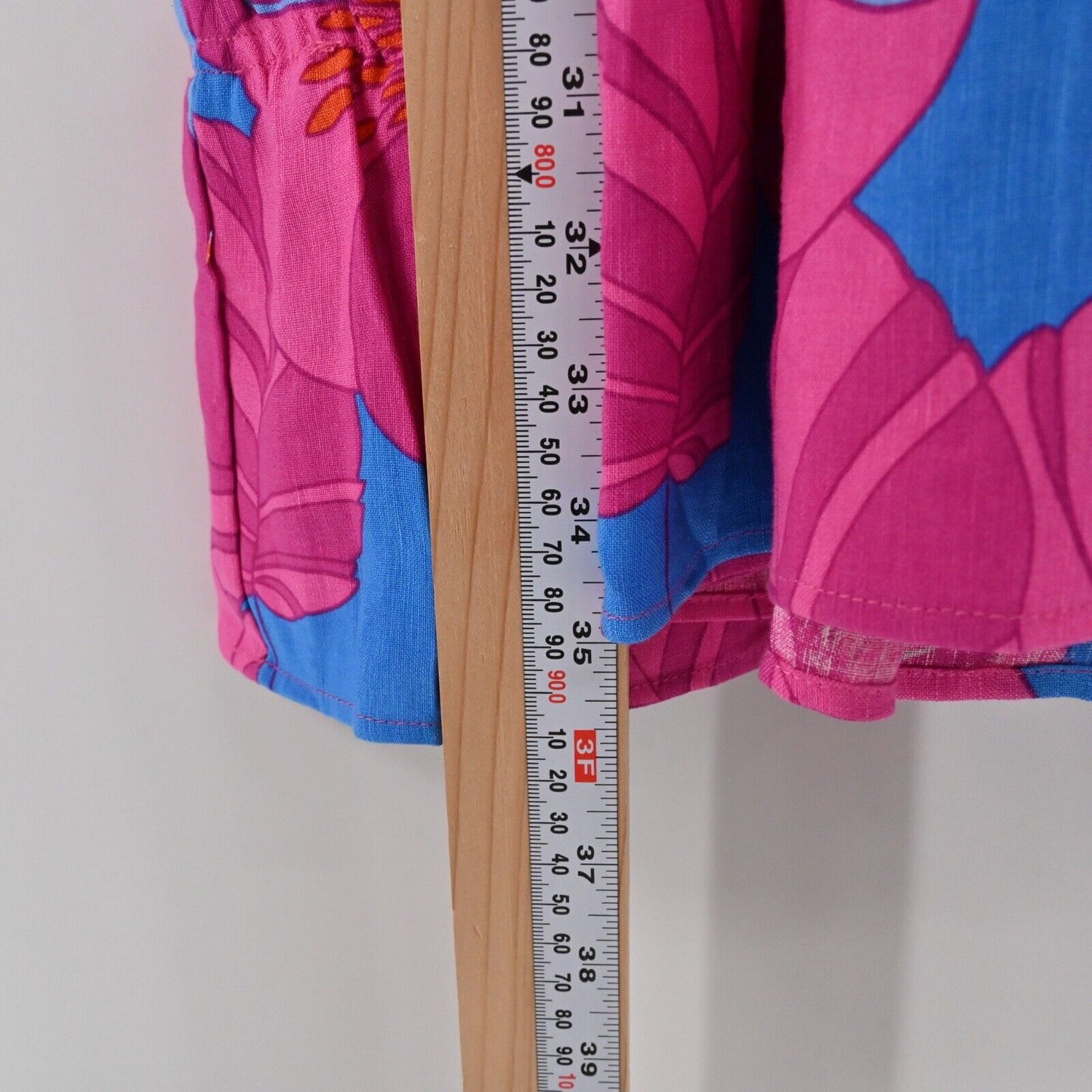 TUCKERNUCK Dress Womens Size S Pink Wild Azalea Linen Blend Ruffle Edisto Mini