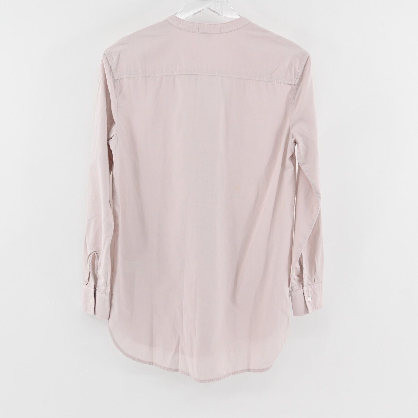 JAMES PERSE Top Womens Size 1 S Blouse Standard Blush Button Front Cotton Tunic