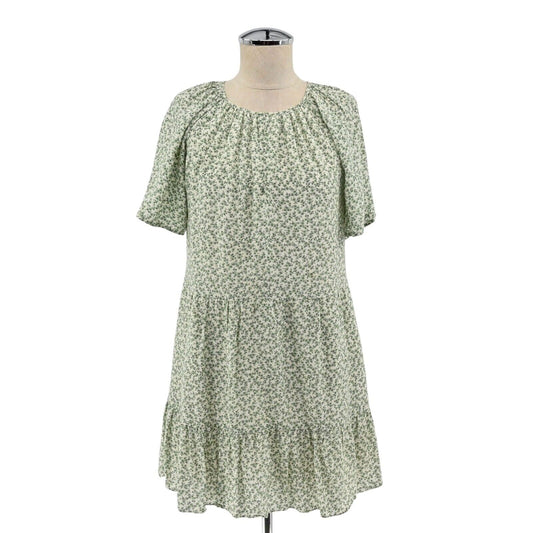 RAILS Dress Sz S Clarissa Floral Ruffle Hem Mini Green Garden Ditzy Cottagecore