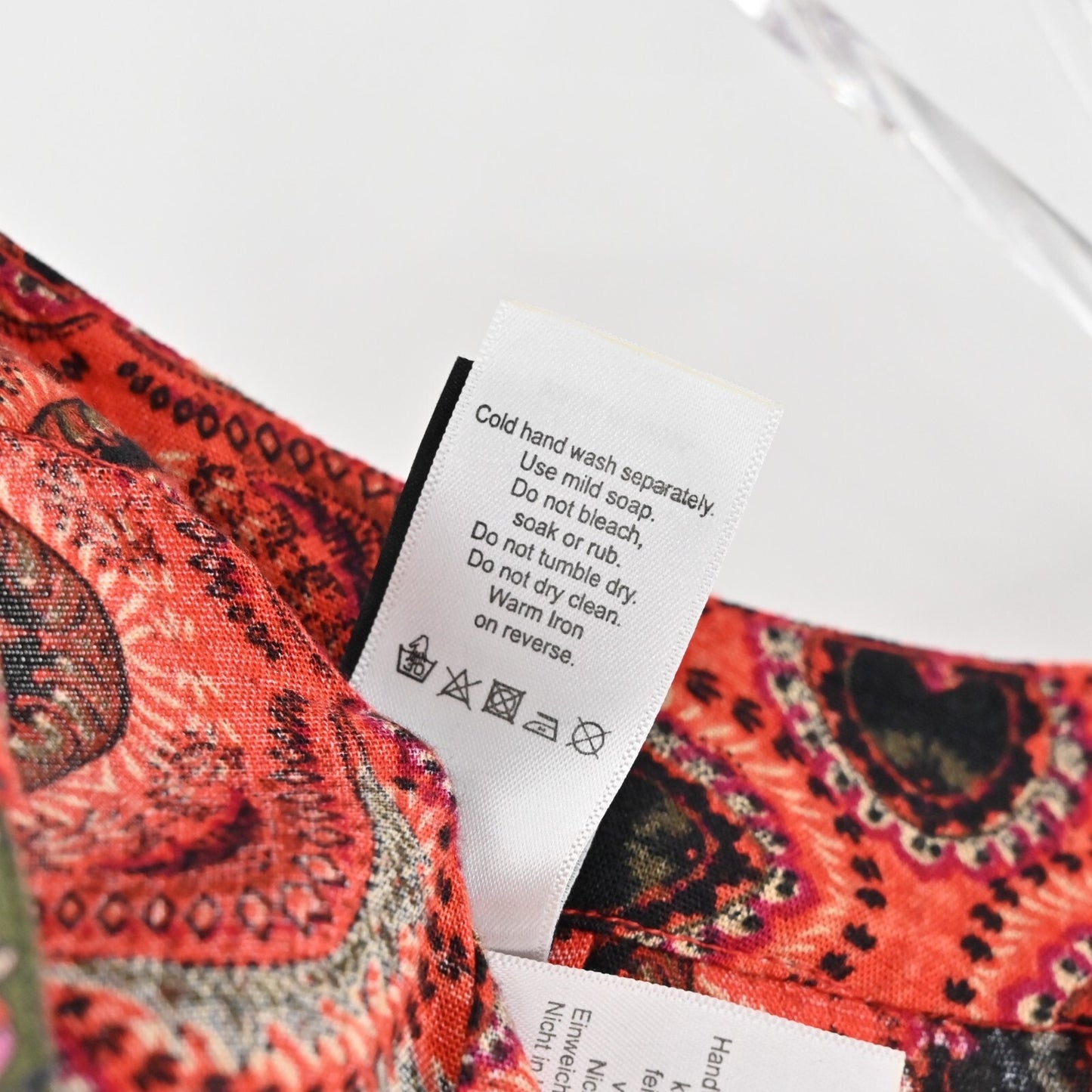 Jets Australia Dress Sz 6 Red Medallion Cover Up Tunic Shift Mini Boho Festival