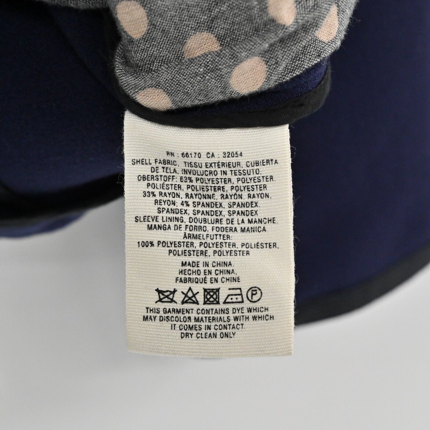 ANTHROPOLOGIE Jacket Womens Size 6 Cartonnier Navy Black Trim Pocket Long Sleeve