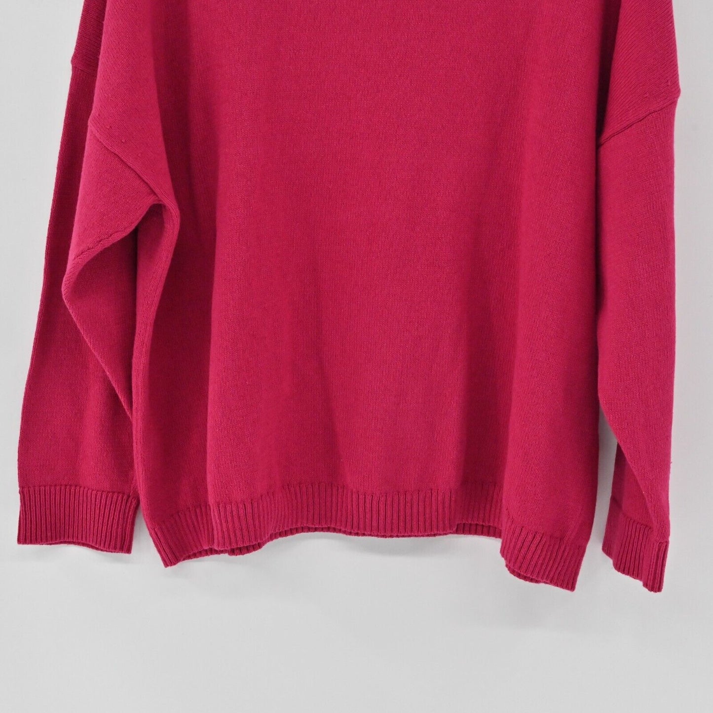 J JILL Sweater Womens Size XL Relaxed Easygoing Knit Orchid Flower Pink Pullover