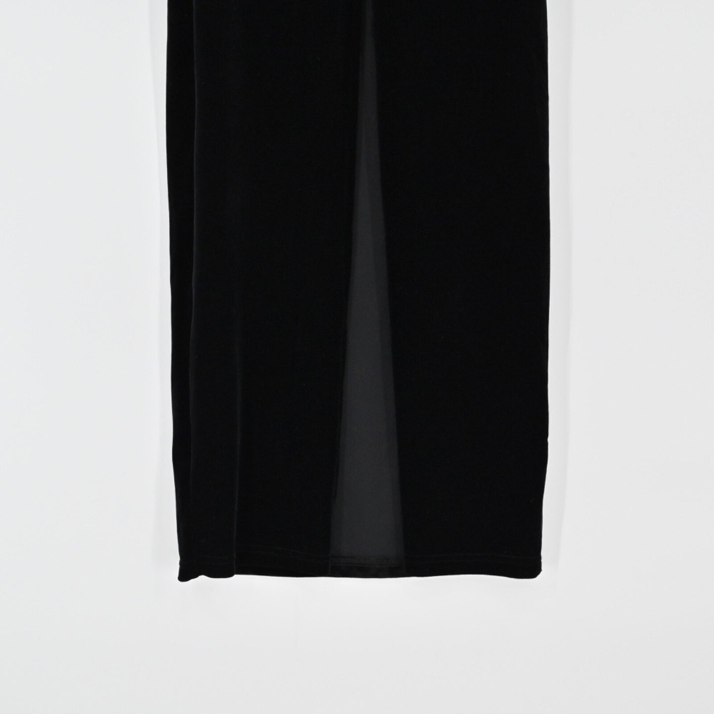 Vtg Y2k Velvet Gown Womens Sz M Black Halter Velour Whimigoth Fairygrunge Dress