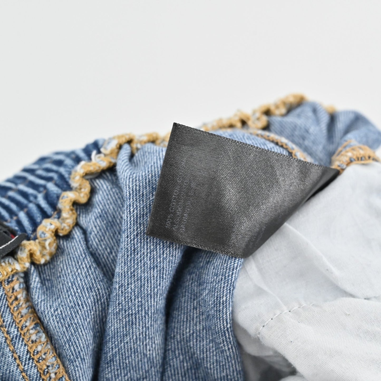 URBAN OUTFITTERS Byron Spliced Jogger Jeans Womens Size S BDG Two Tone Blue