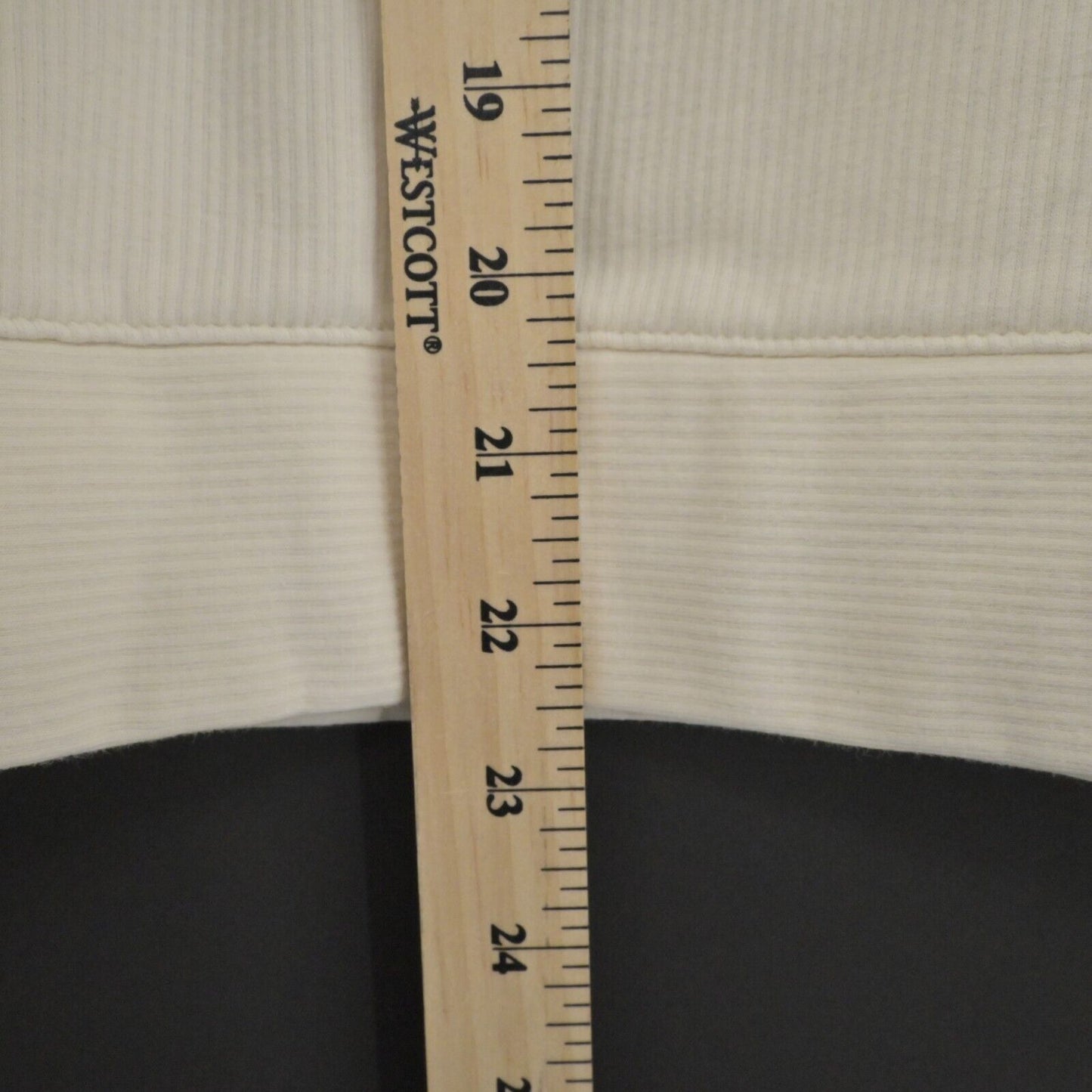 MADEWELL Sweatshirt Womens Size Medium Mock Neck Long Sleeve Ivory Cozy Casual