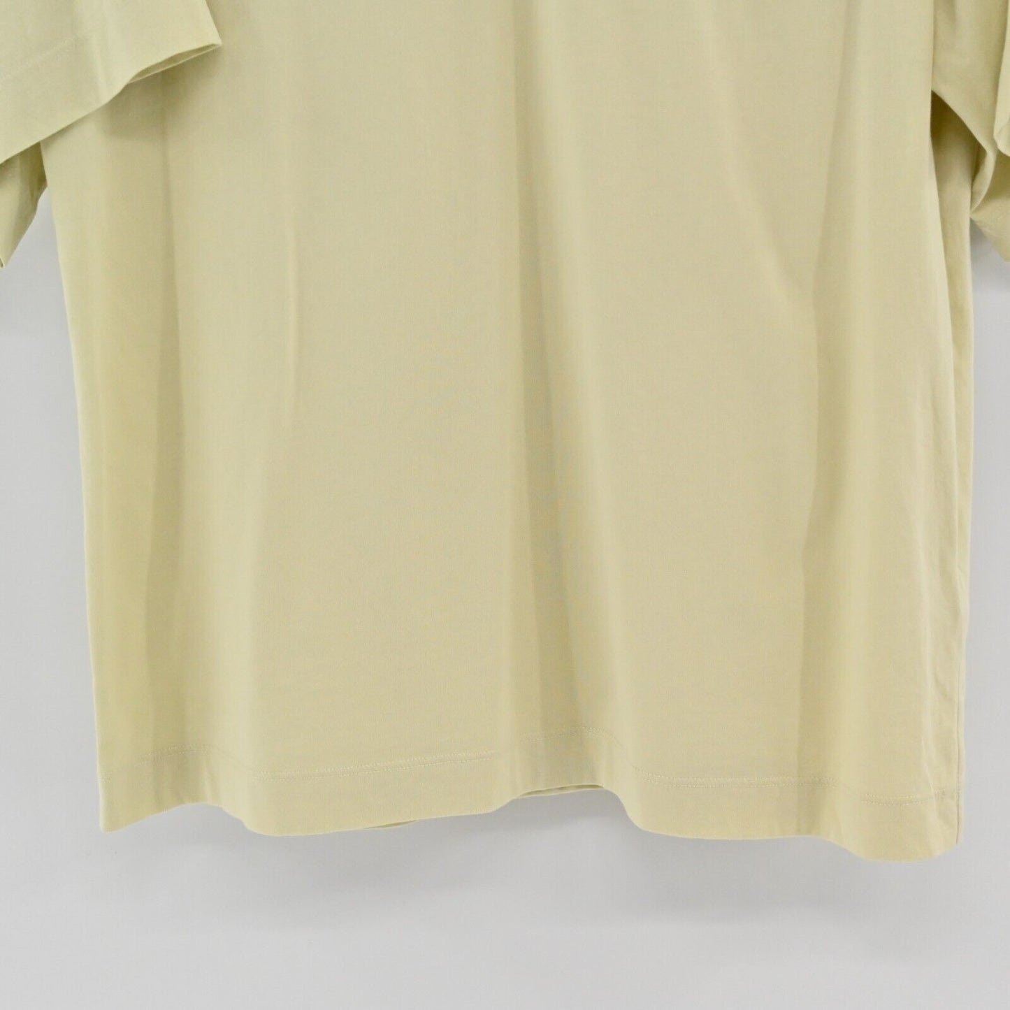 REBECCA TAYLOR Womens Size L Short Sleeve Tee Shirt Ruffle Relaxed Pastel Green