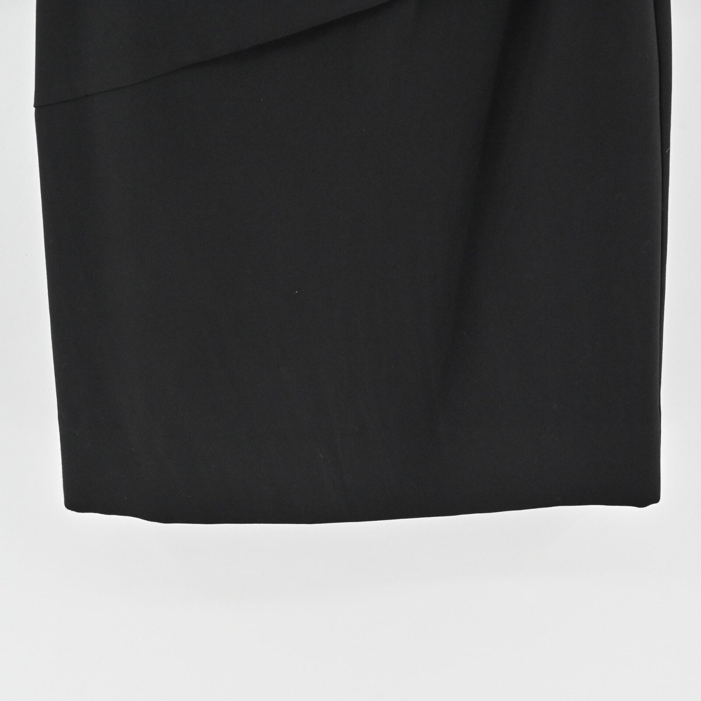 DIANE VON FURSTENBERG Bevin Sheath Dress Sz 12 Black VNeck 3/4 Sleeve Ruched NEW