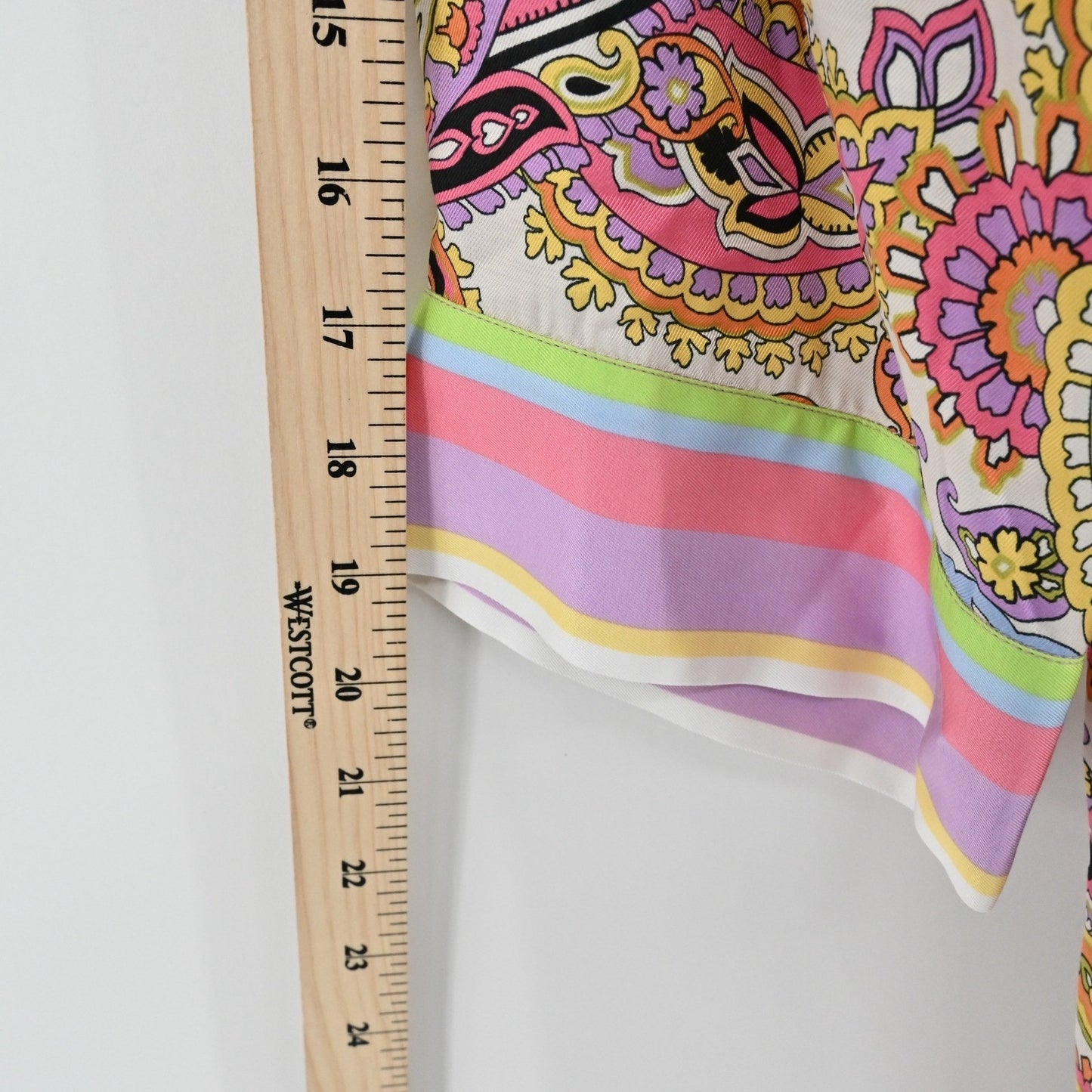 Marella Primavera Alacre Belted Paisley Dress Size 8 Wanderlust Kimono Sleeve