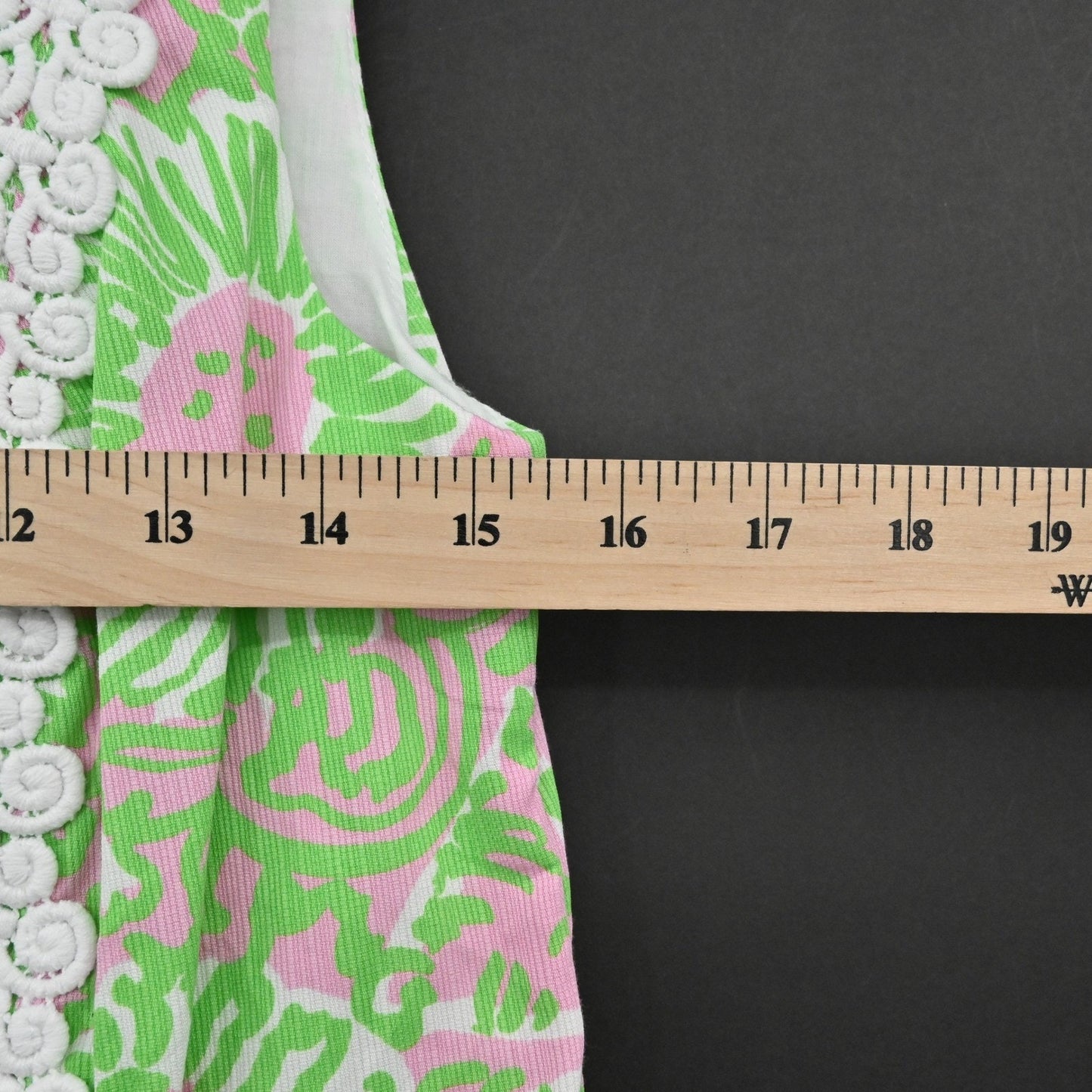 Lilly Pulitzer Liz Mini Shift Dress Size 00 Green Sunnyside Lions Cotton Pockets