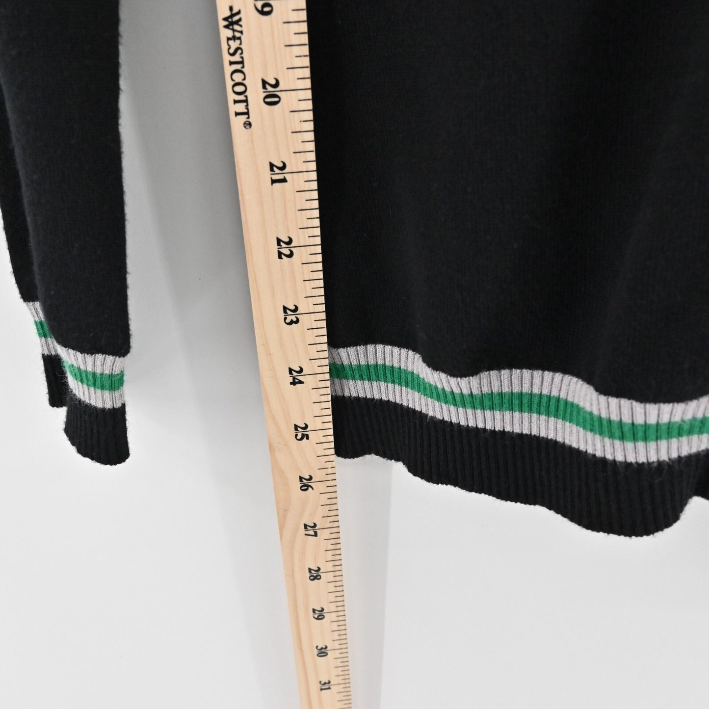 HARRY POTTER Womens Slytherin Cardigan Sz XS Button Front Knit Sweater Hogwarts