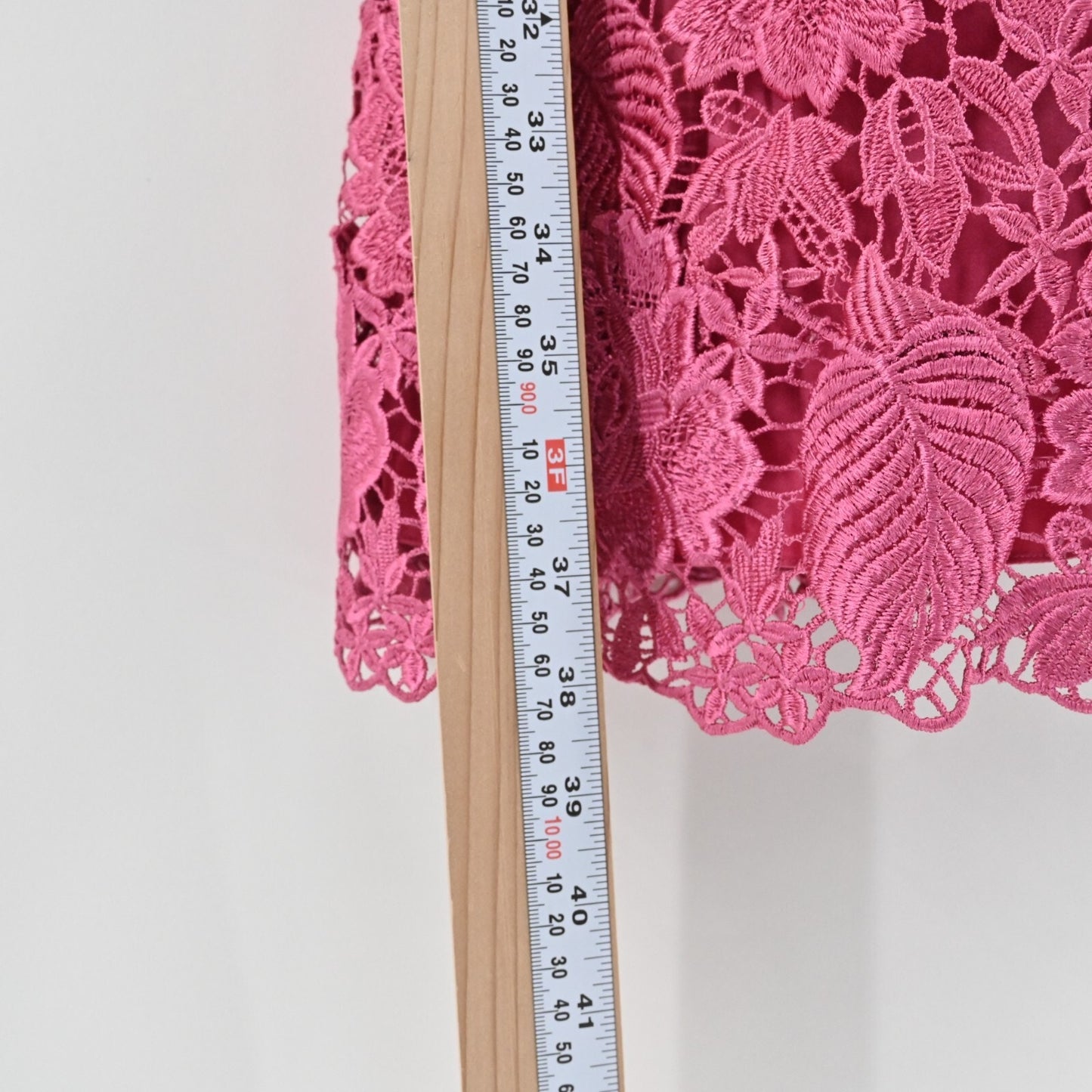 MIKAEL AGHAL Womens Pink Lace Dress Sz 4 Cut Out Coquette Crochet Cocktail Retro