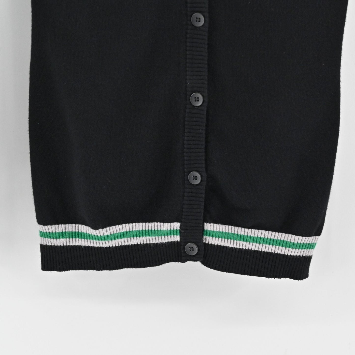HARRY POTTER Womens Slytherin Cardigan Sz XS Button Front Knit Sweater Hogwarts