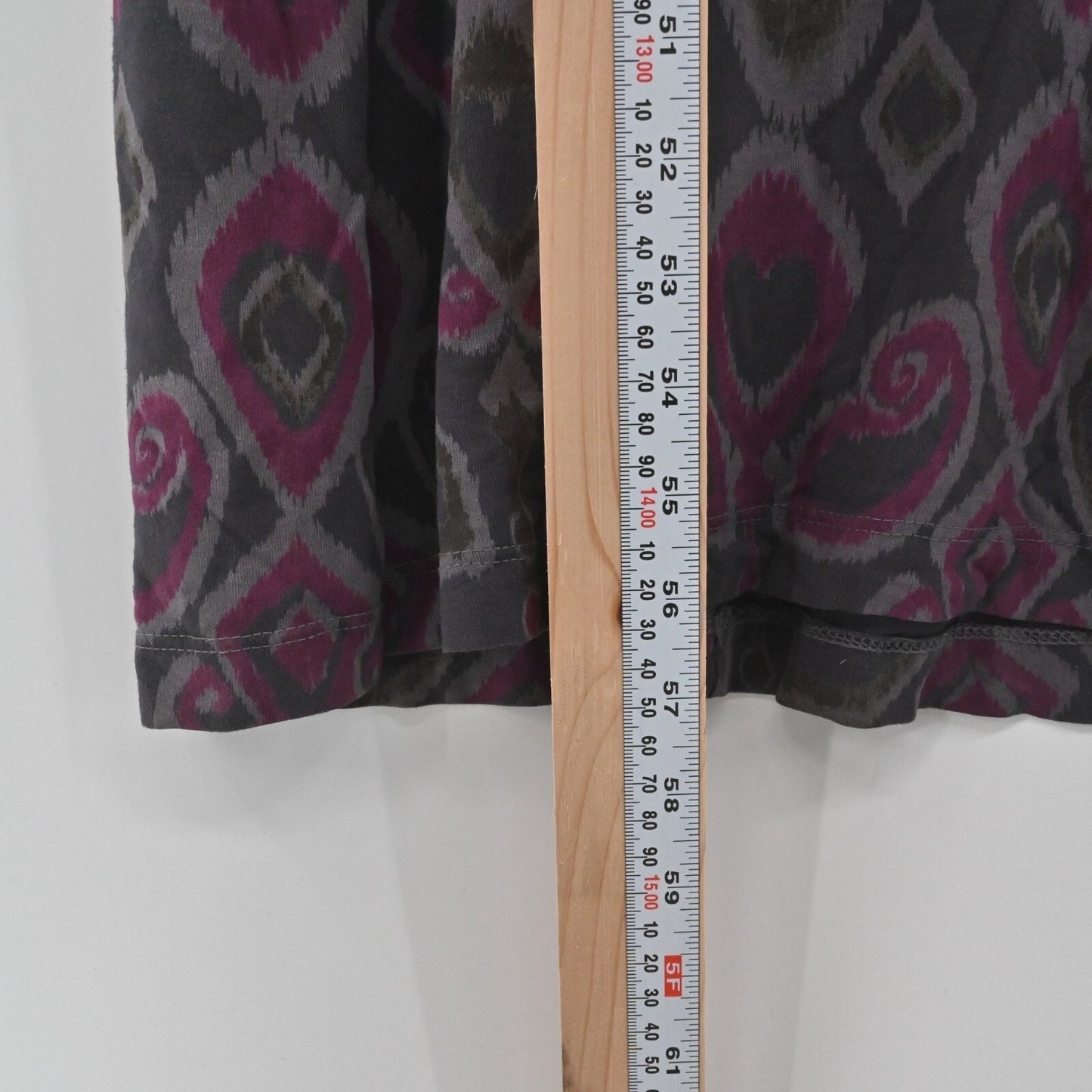 FRESH PRODUCE Ikat Maxi Dress Size S Bohemian Artistic Gray Pink Tank Beach USA