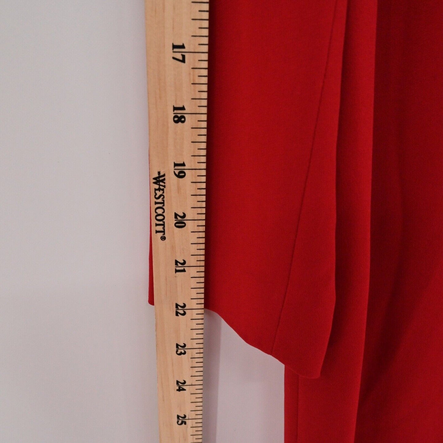 RALPH LAUREN Black Label Dress Womens Sz 6 Red Long Sleeve Classic Sheath Career