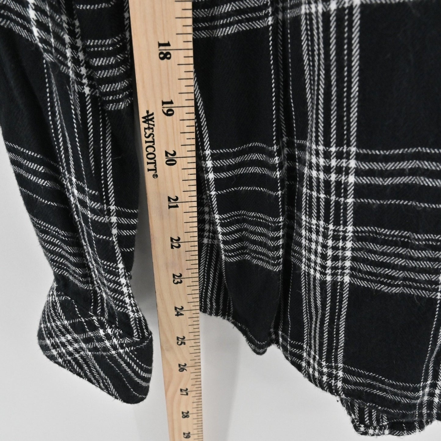 Rails Womens Hunter Plaid Top Size S Grunge Western Black White Button Shirt