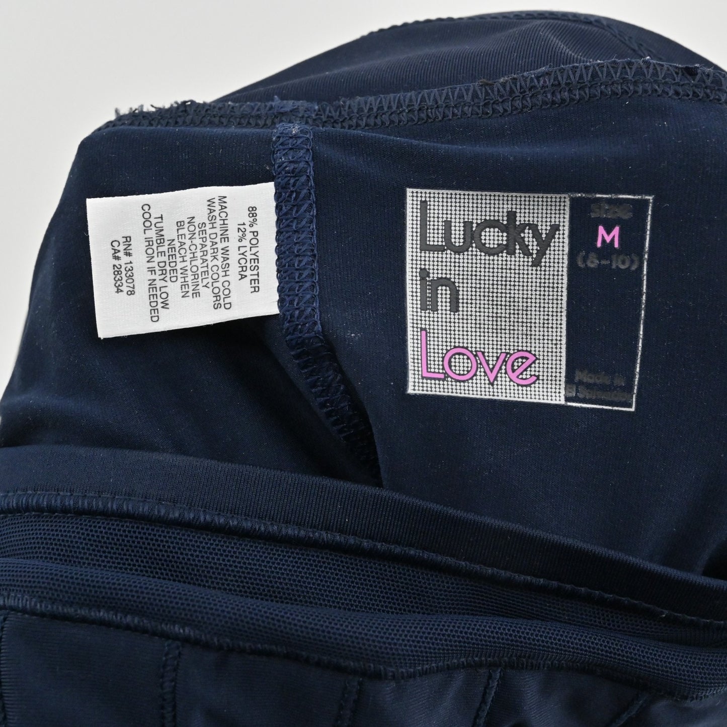 Lucky in Love Pleated Tennis Skort Size M Navy Blue Golf Athletic Pickle Ball