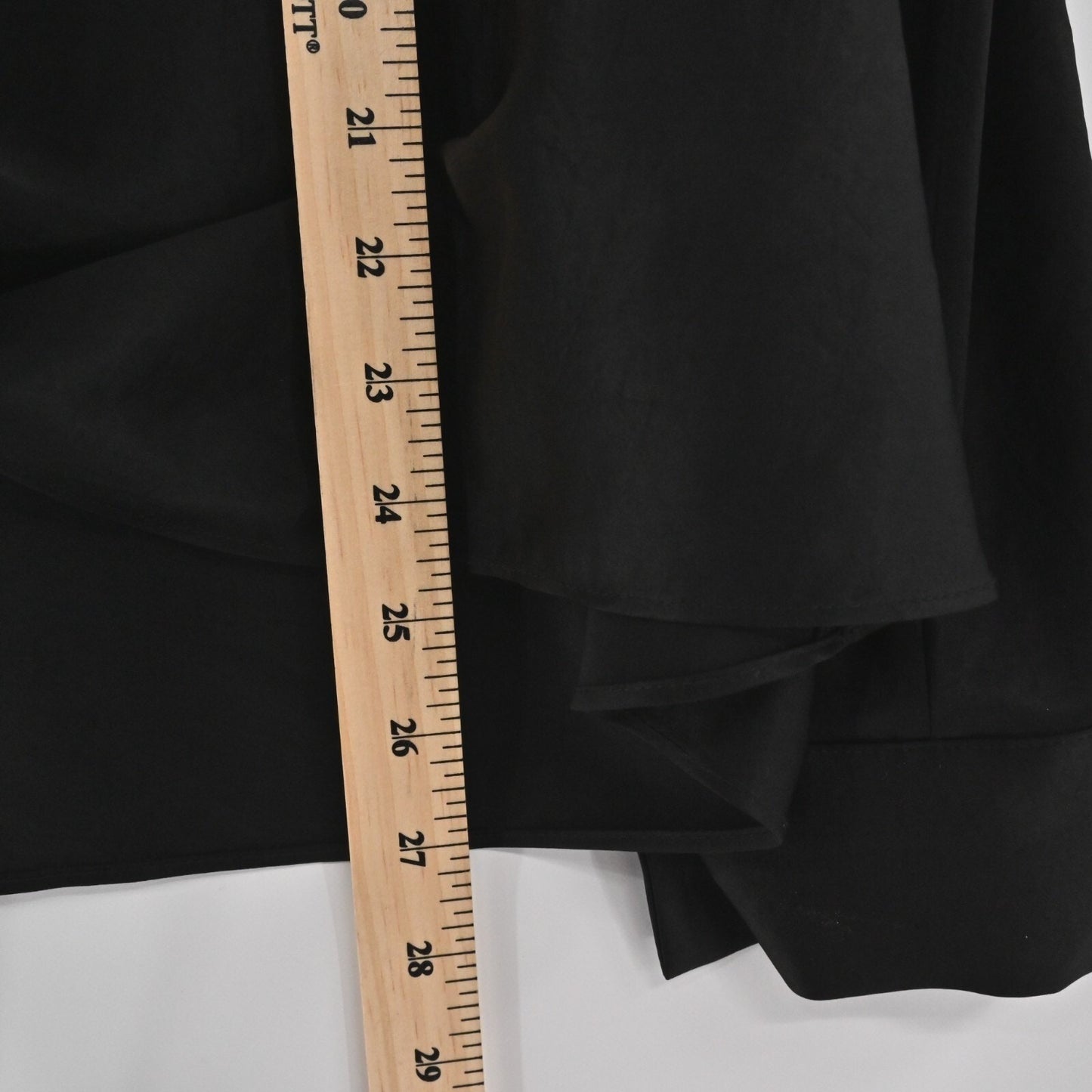 T ALEXANDER WANG Ruched Womens Top Size 4 Black Satin Dark Romantic One Sleeve